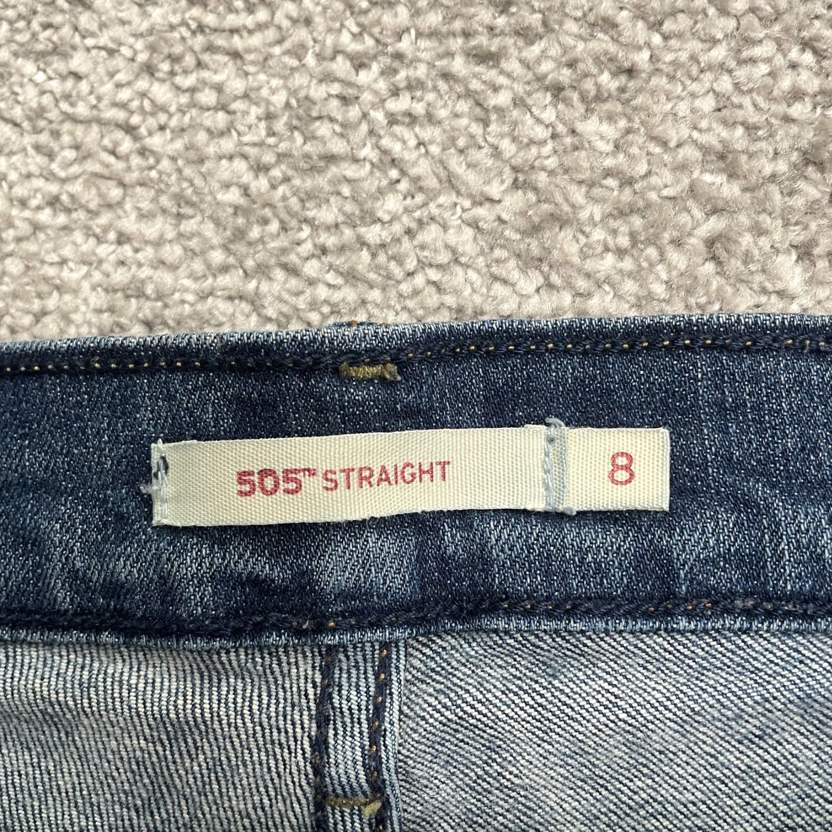 Levi's VINTAGE Levi's 505 Straight Leg Jeans Womens Size 8 Blue Mid Rise Casual Cotton 32x31 Size 30" / US 8 / IT 44 - 7 Thumbnail