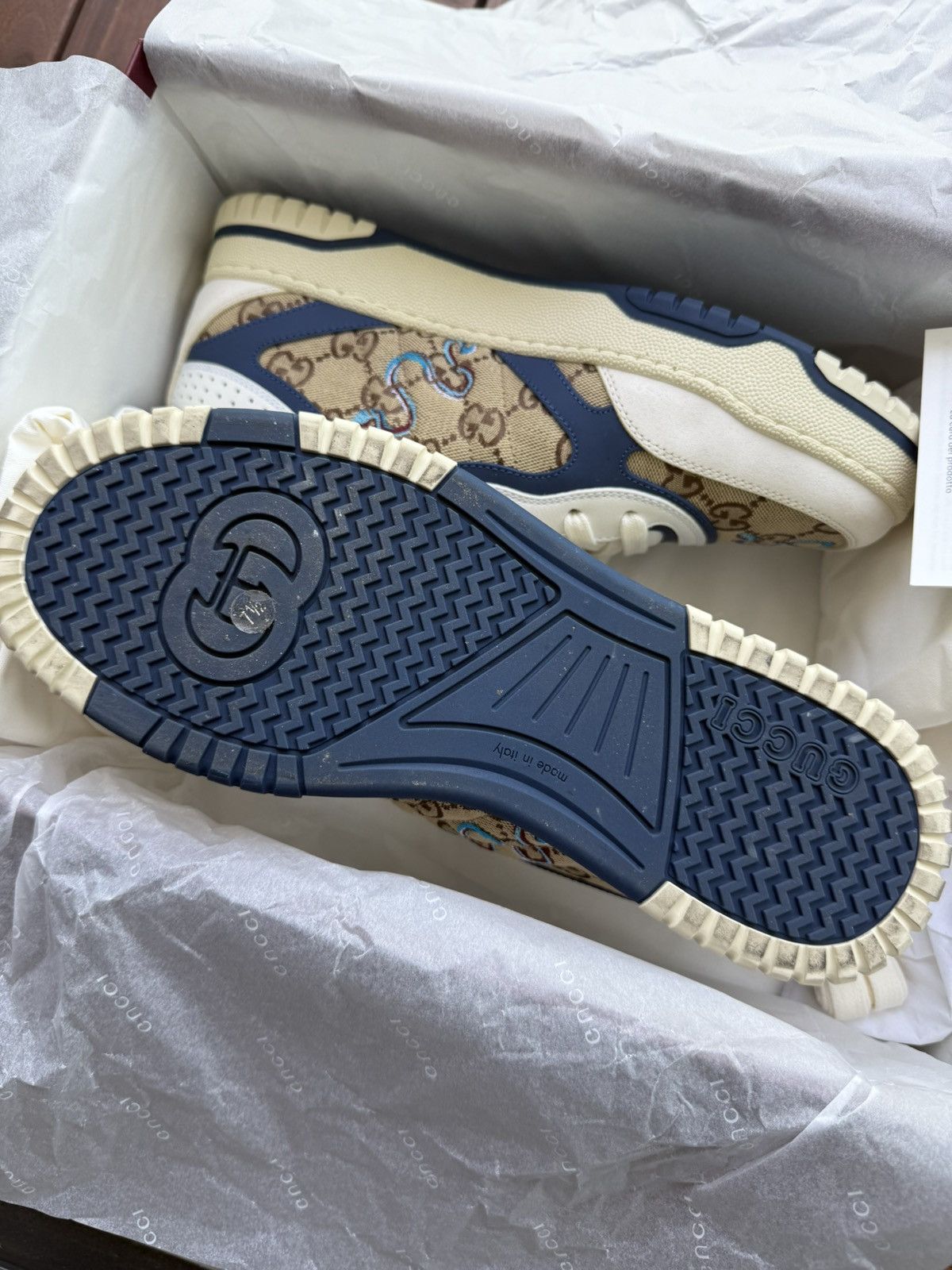 Gucci Gucci Men’s Re-Web Sneaker Size 9.5 US Size US 9.5 / EU 42-43 - 6 Thumbnail