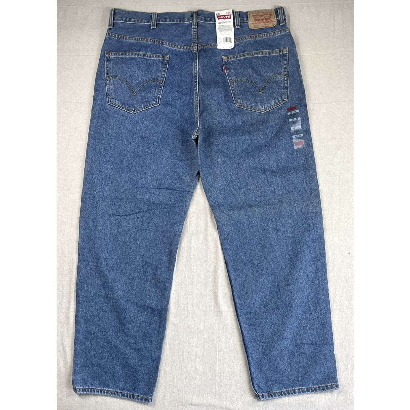Levi's LEVI'S VINTAGE 550 Relaxed Fit Jeans Straight Leg Adult 40x30 Blue Denim Size US 40 / EU 56 - 2 Thumbnail