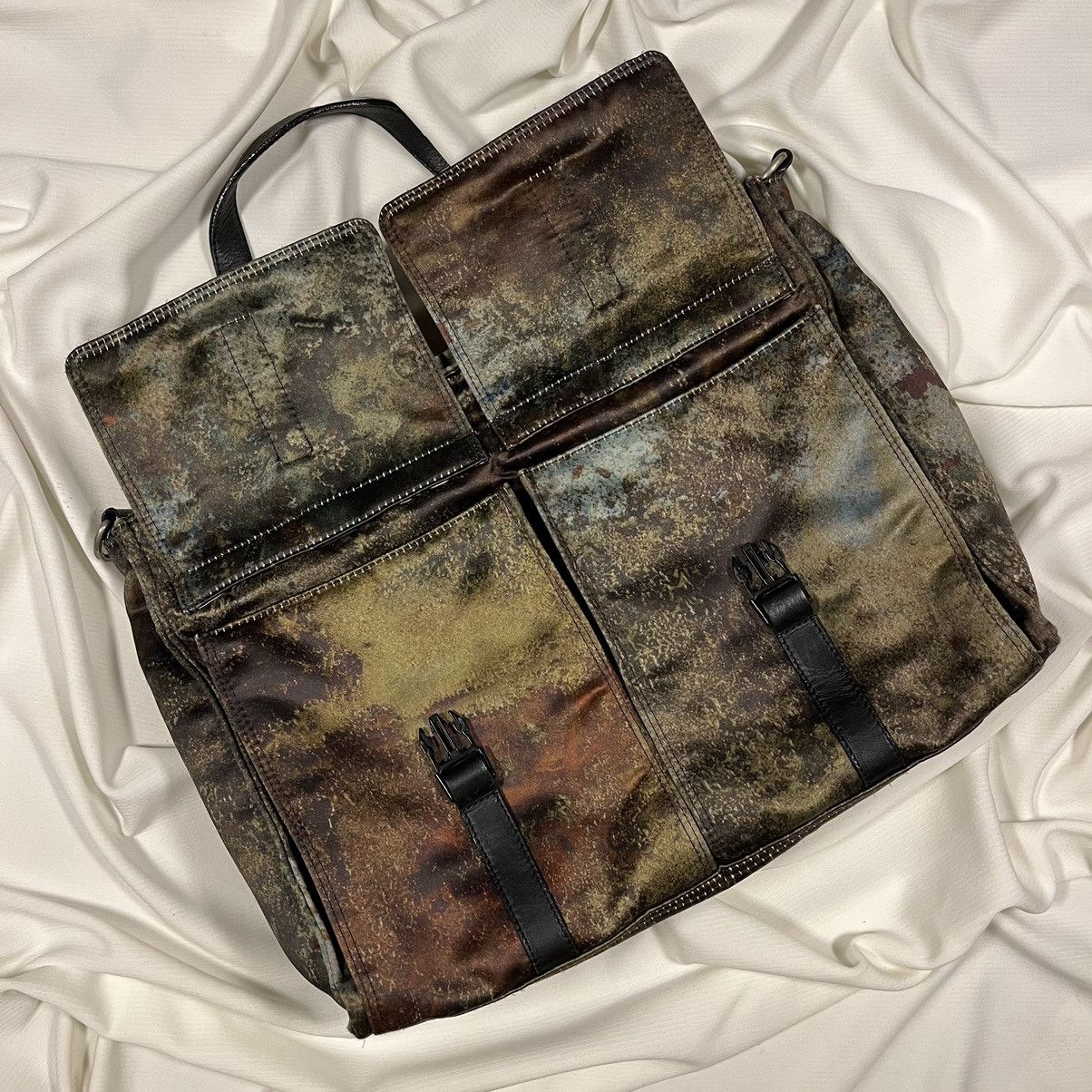 Jean Paul Gaultier × Vintage 1990’s Jean Paul GAULTIER Cyber Tanker Handbag Size ONE SIZE - 9 Thumbnail