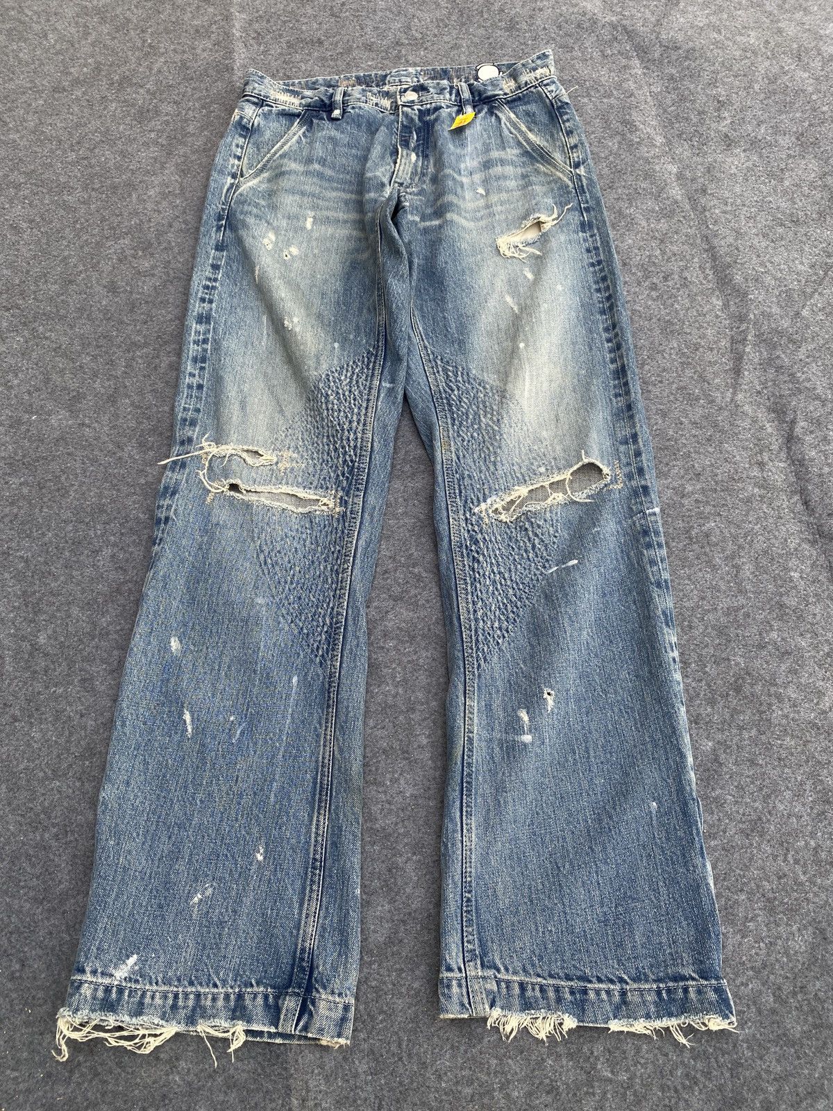 Japanese Brand × PPFM Vintage unbrad selvage denim Size US 33 - 1 Thumbnail