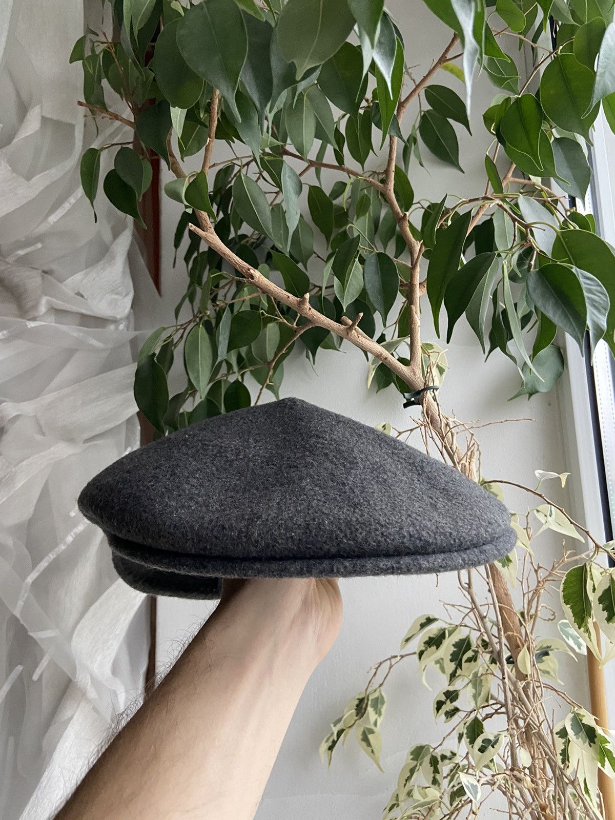 Kangol × Vintage Kangol Vintage Wool Beret Hat Flat Cap Y2K Size 30 - 5 Thumbnail