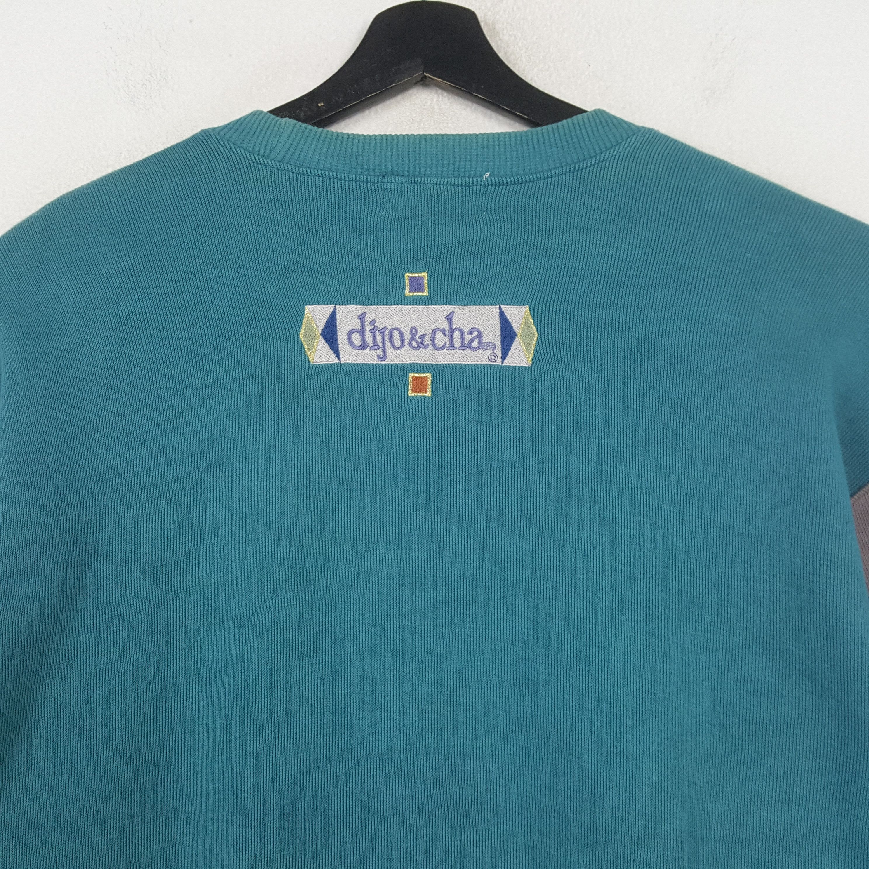 Vintage DIJO & CHA Designer Style Sweatshirt C296N3 Size US M / EU 48-50 / 2 - 4 Thumbnail
