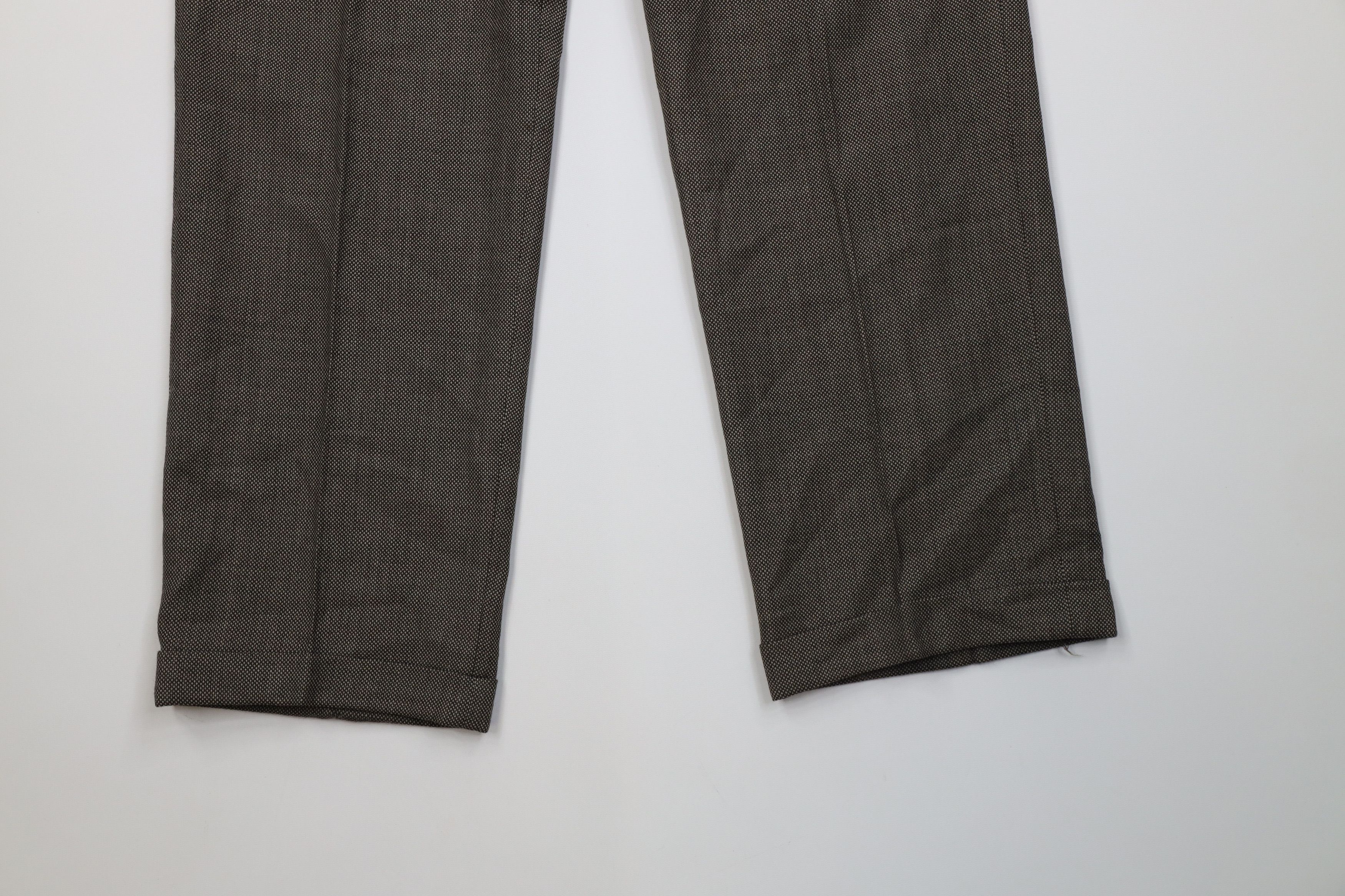 Vintage Vintage 70s Streetwear Knit Wide Leg Chino Pants Brown USA Size US 36 / EU 52 - 4 Thumbnail