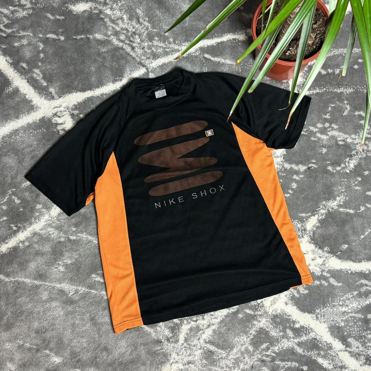 Nike × Vintage 00s Nike Vintage Shox Airmax Jersey T-shirt Big 