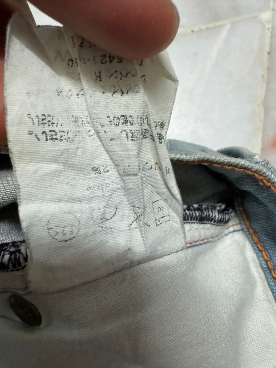 Levi's 💥Insane💥90s Levi’s Engineered Sick Bleach Single R Denim Size US 29 - 13 Thumbnail