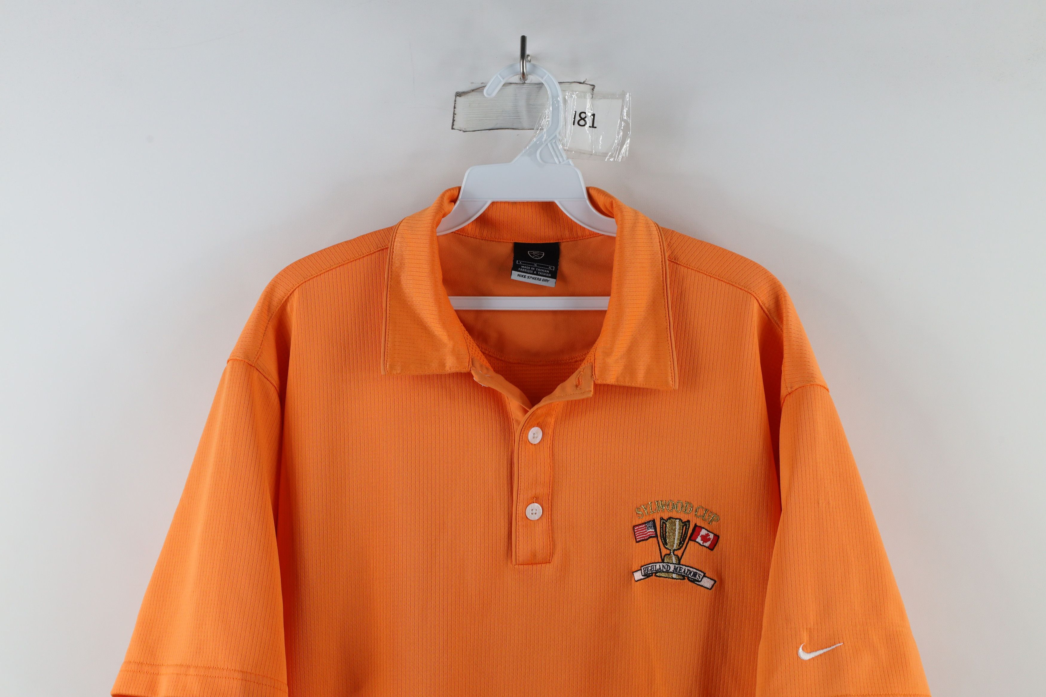 Nike × Vintage Vintage Nike Sphere Dry Meadows Knit Golf Polo Shirt Size US L / EU 52-54 / 3 - 2 Thumbnail