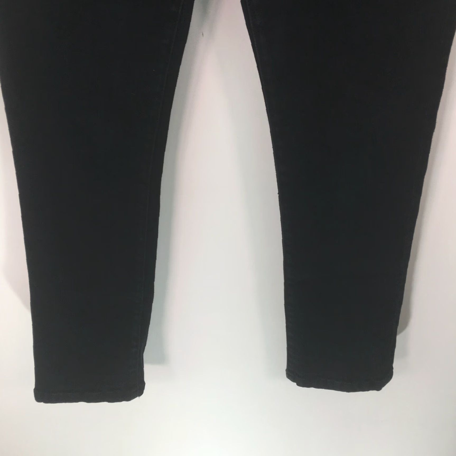 Denime NB Womens Jeans Straight Low Rise Regular Fit Black Denim Size 8 Size 30" / US 8 / IT 44 - 5 Thumbnail