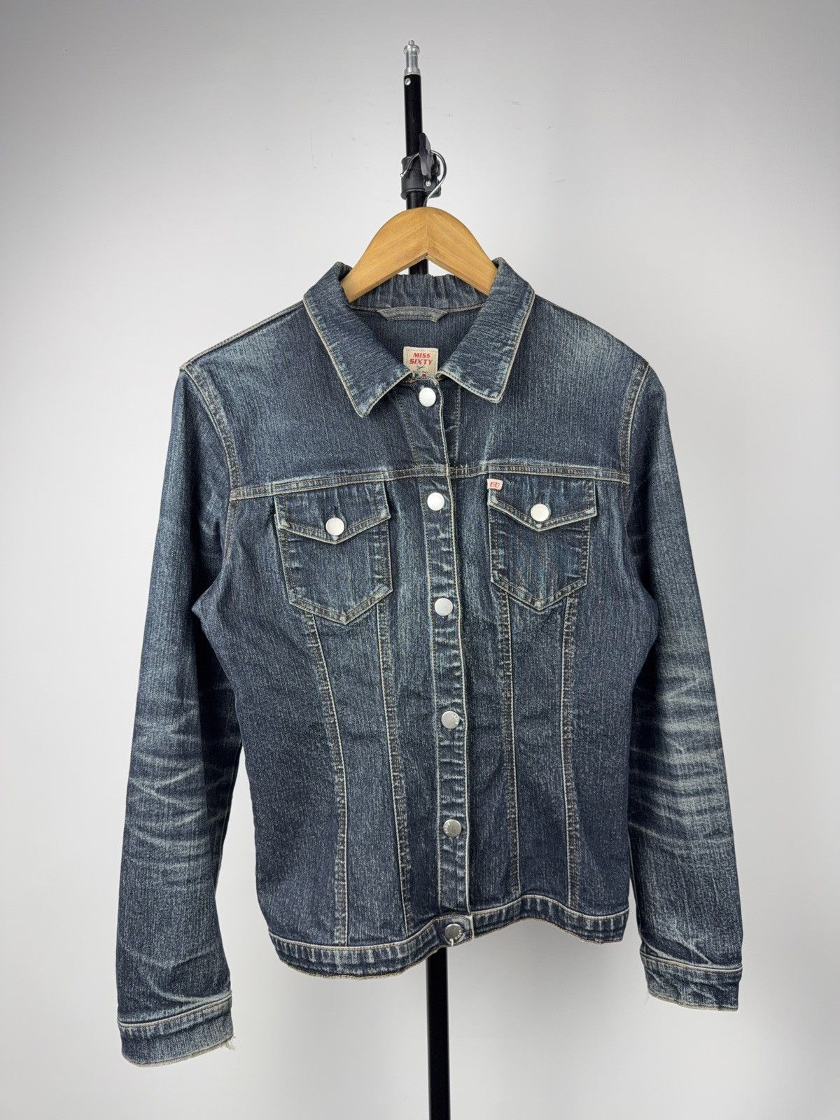 Miss Sixty Vintage 90s retro y2k Miss Sixty Western Italy denim jacket Size M / US 6-8 / IT 42-44 - 1 Thumbnail