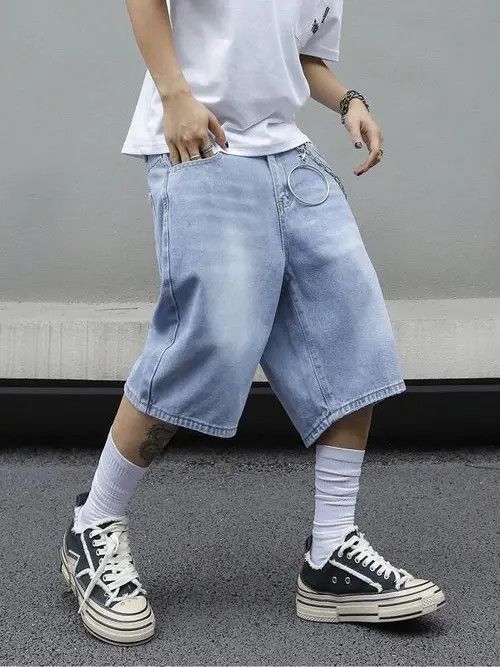 Japanese Brand Mizuki x Chiba Casual Y2k Shorts Jorts Denim Size US 32 / EU 48 - 6 Thumbnail