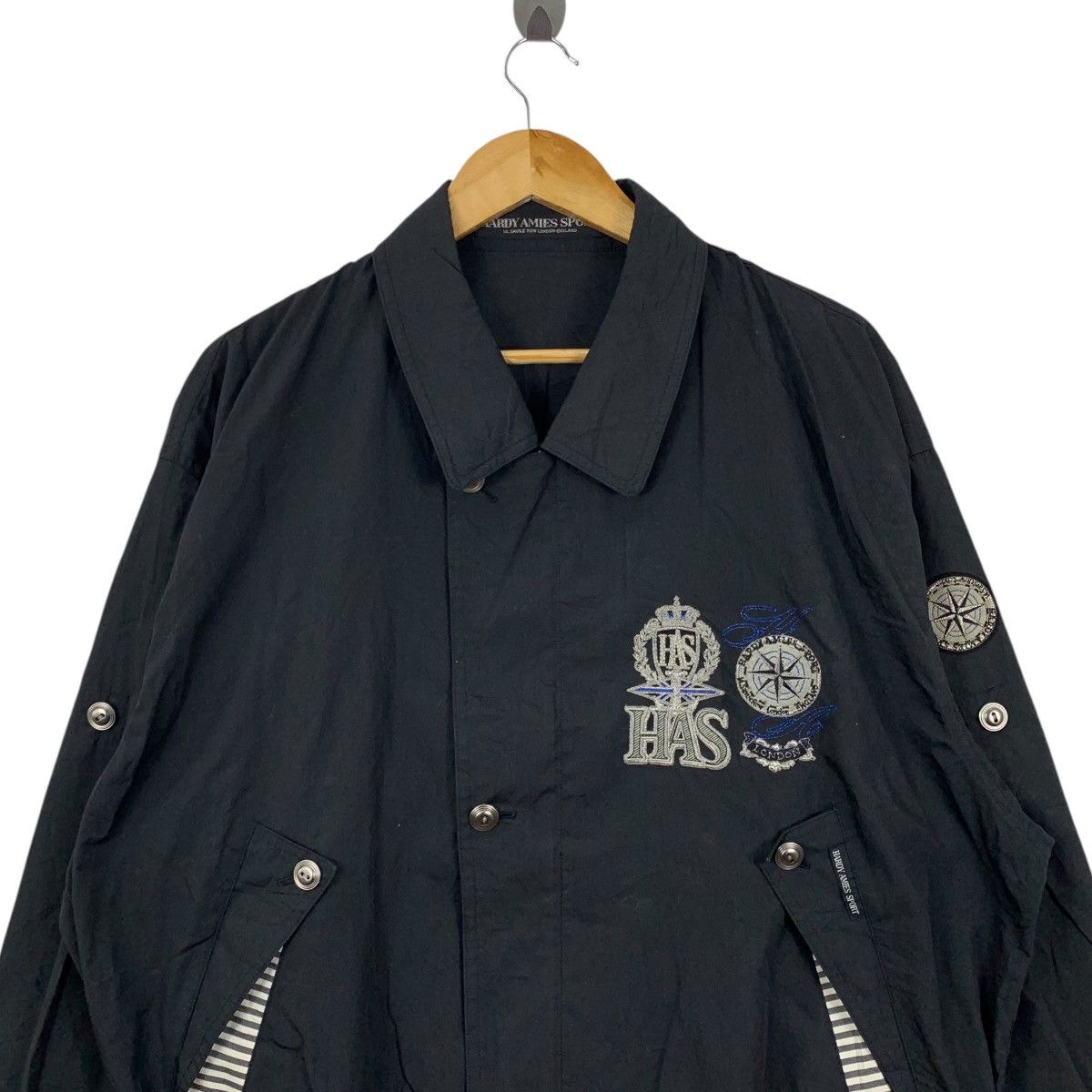 Hardy Amies Vintage HARDY AMIES SPORT LondonEngland Bomber Zipper Jacket Size US L / EU 52-54 / 3 - 2 Thumbnail