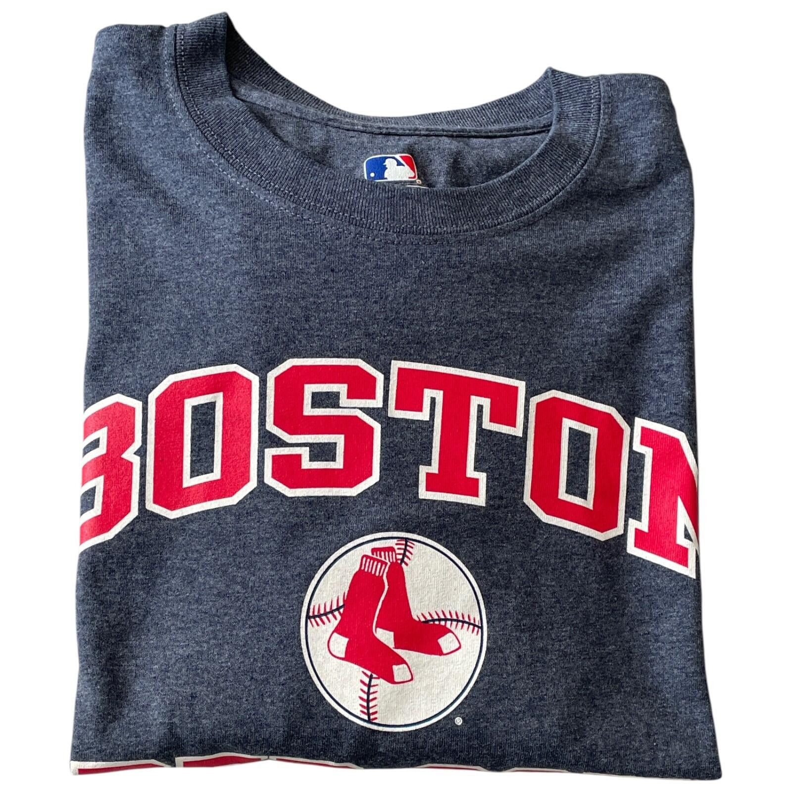 MLB Boston Red Sox MLB T Shirt Mens 2XL Gray Graphic Tee CLEAN Size ONE SIZE - 5 Thumbnail