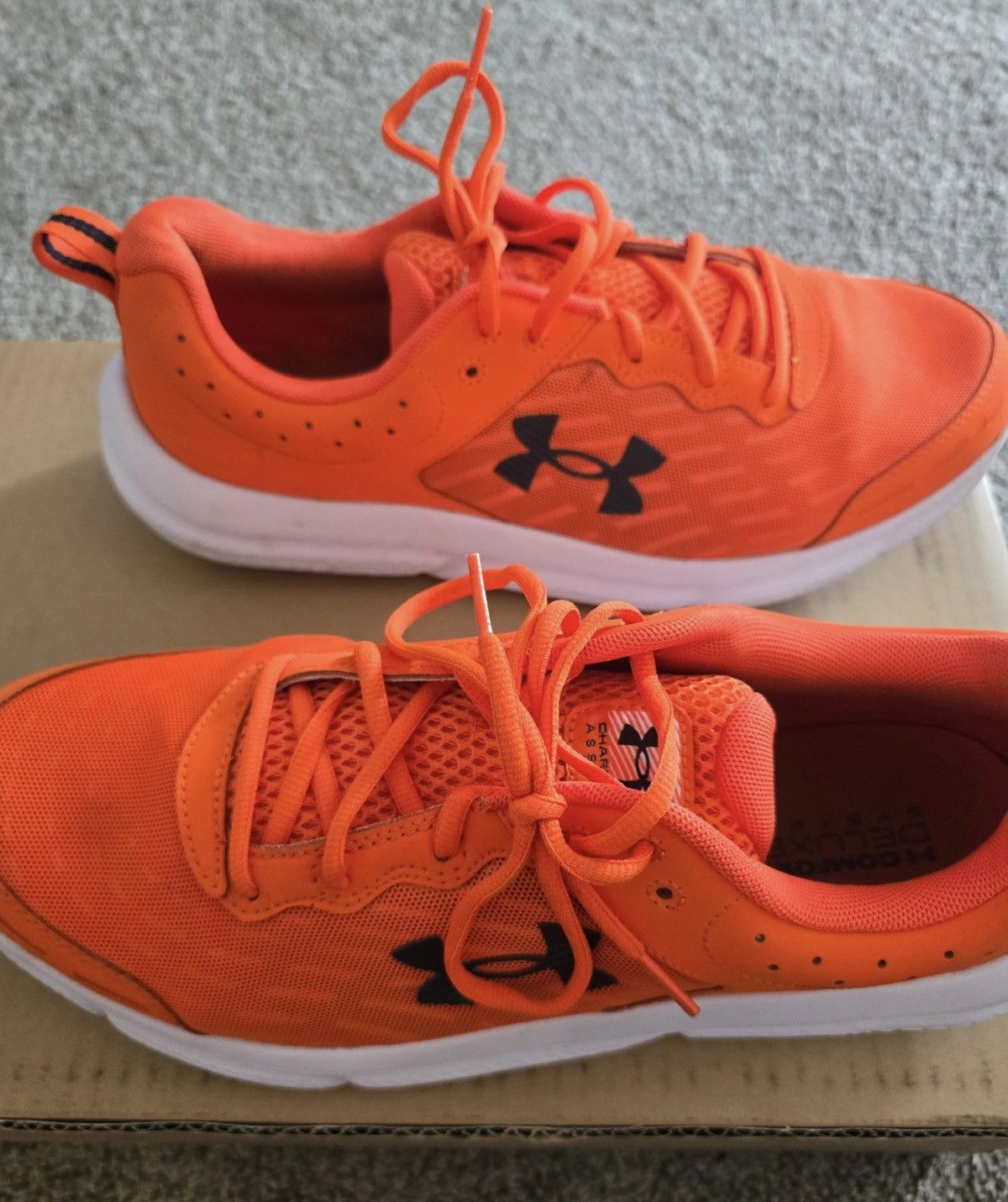 Under Armour Under Armour Charged Assert 10 Orange Athletic Sneakers 13 Size US 13 / EU 46 - 4 Thumbnail