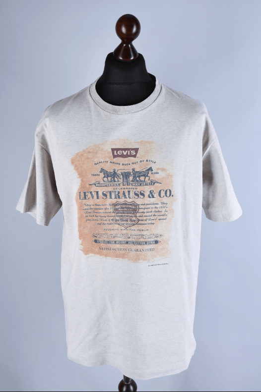 Levi's Levi's Vintage 1995 Strauss & Co. Graphic T-Shirt Size L Size US L / EU 52-54 / 3 - 1 Thumbnail