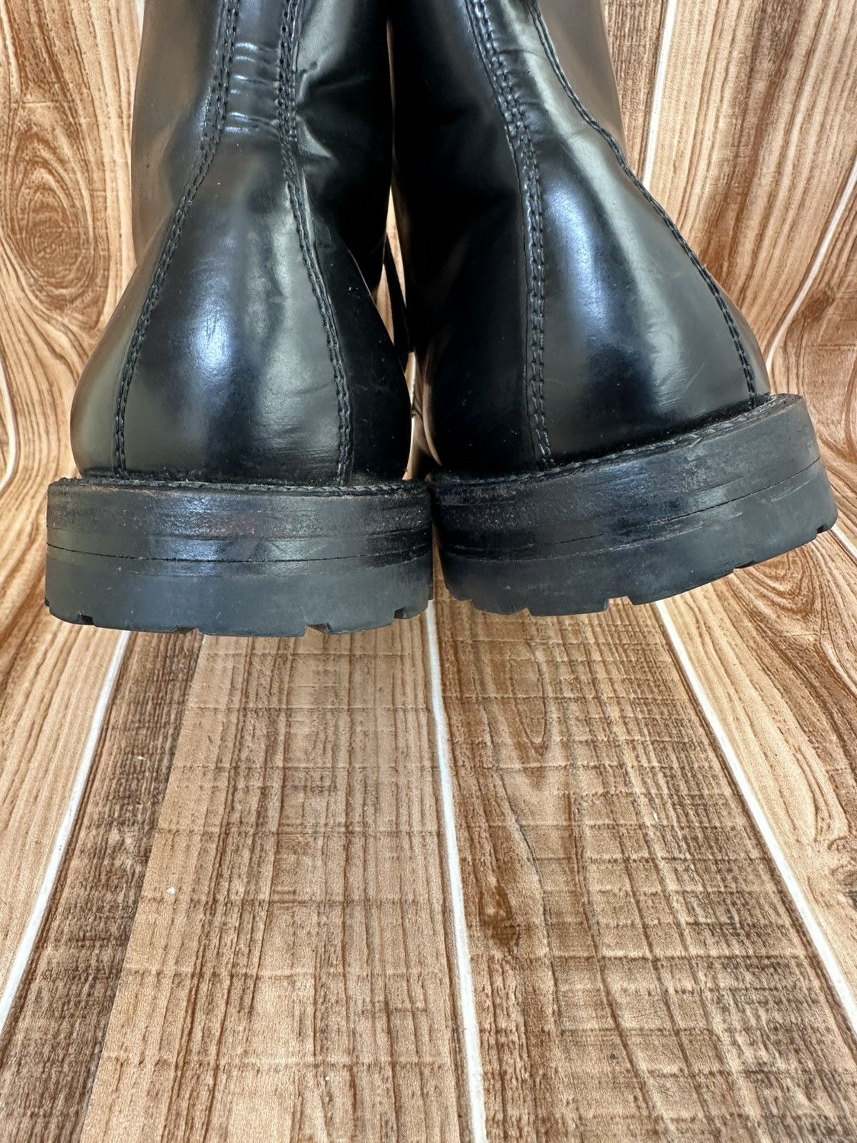 Alden Alden Black Shell Cordovan Leather Boots with Commando Sole Size US 10.5 / EU 43-44 - 15 Thumbnail