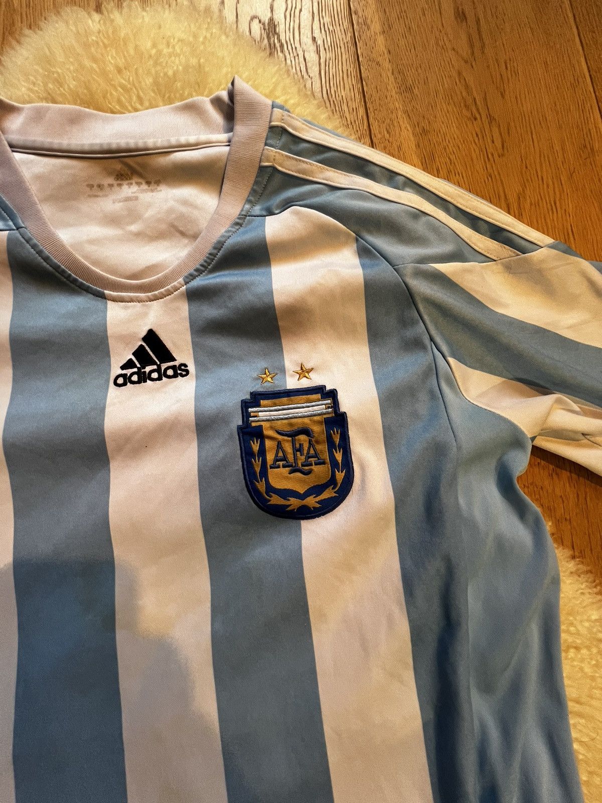 Adidas AlbiCeleste (Argentina) 2008 Adidas jersey 🇦🇷 Size US S / EU 44-46 / 1 - 2 Thumbnail