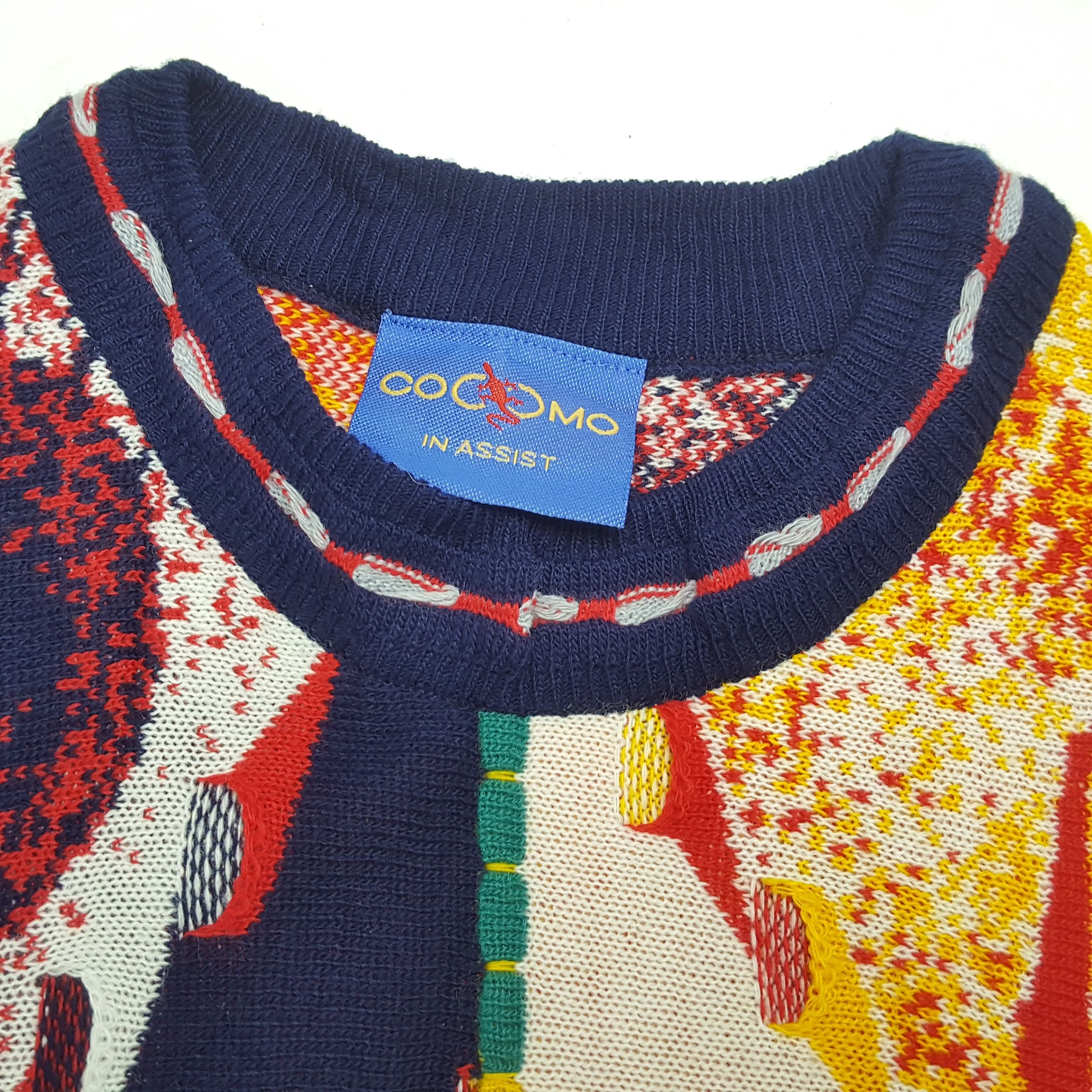 Vintage COCOMO IN ASSIST Coogi Fashion Style Sweatshirt Size US S / EU 44-46 / 1 - 8 Thumbnail