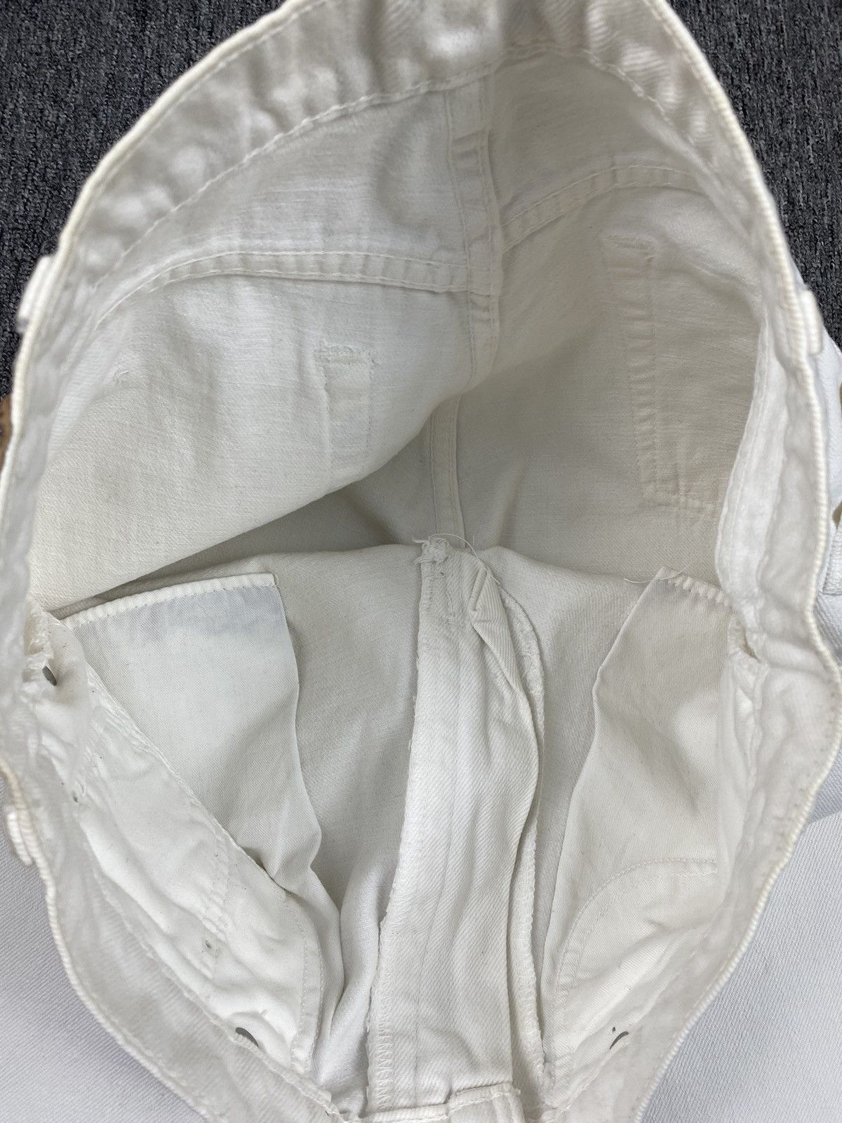 Levi's × Vintage Vintage Levis 503 white jean Size US 32 / EU 48 - 9 Thumbnail