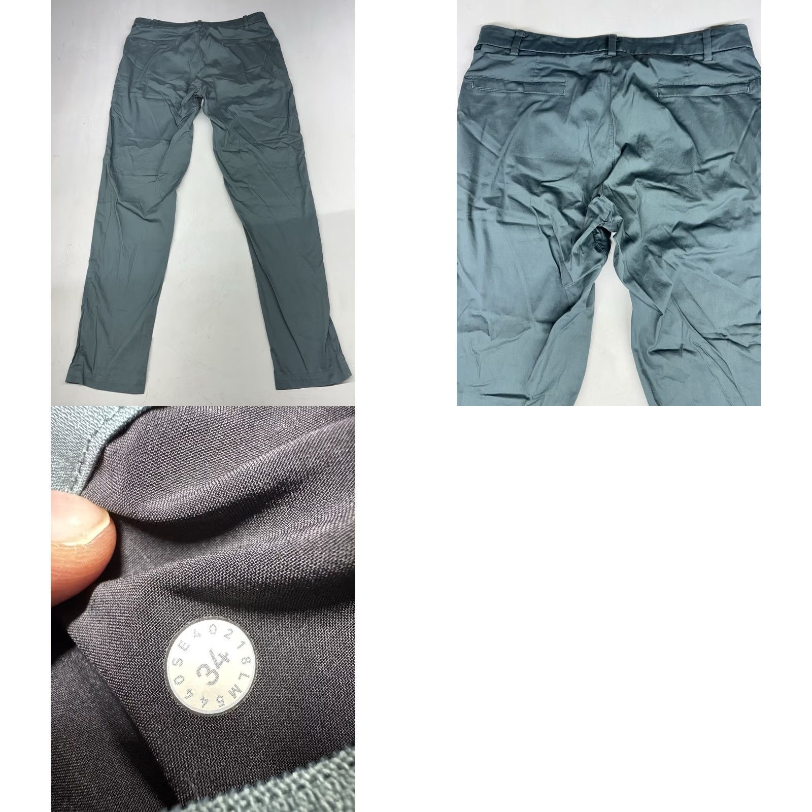 Lululemon lululemon Commission Pant Classic Mystic Green Mens 34x33 Golf Performance Chino Straight Leg City Preppy 90s? Size US 34 / EU 50 - 8 Thumbnail