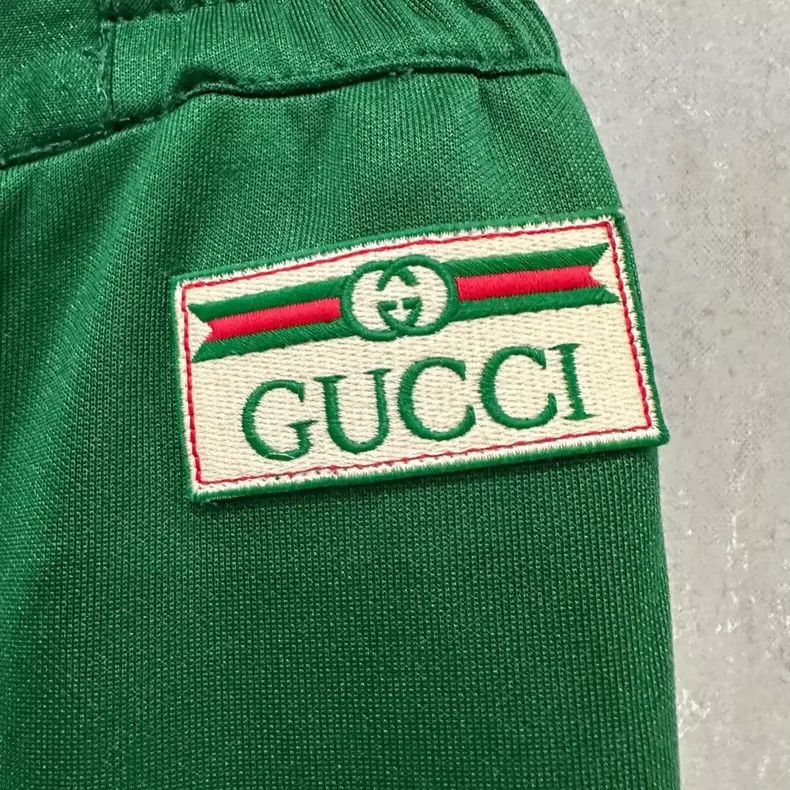 Gucci Gucci SizeM Green knitted striped trousers Size US 31 - 4 Thumbnail