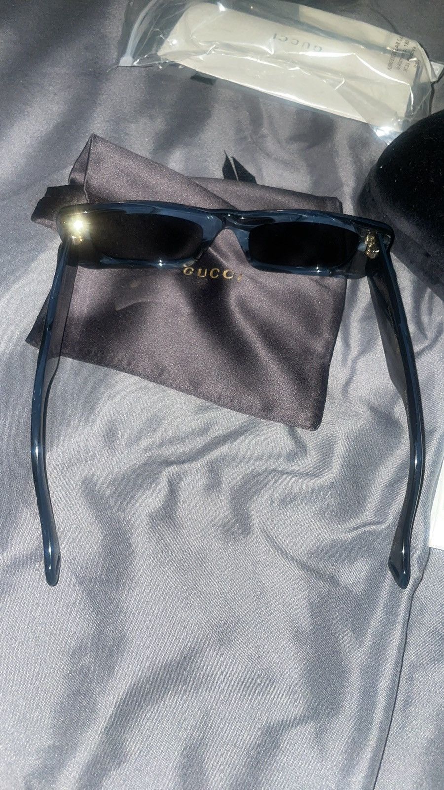 Gucci Gucci Rectangle Sunglasses GG0516S-013 Size ONE SIZE - 12 Thumbnail