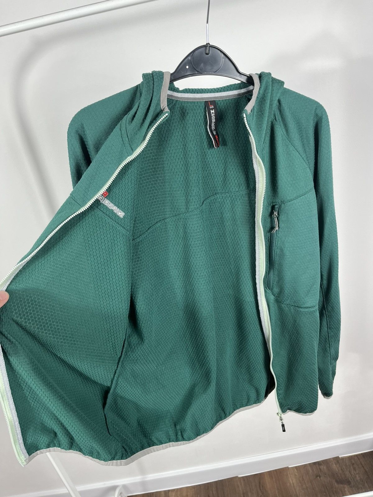 Other Rock Experience Women’s Green Hoodie Zip Fleece Jacket Size L / US 10 / IT 46 - 5 Thumbnail