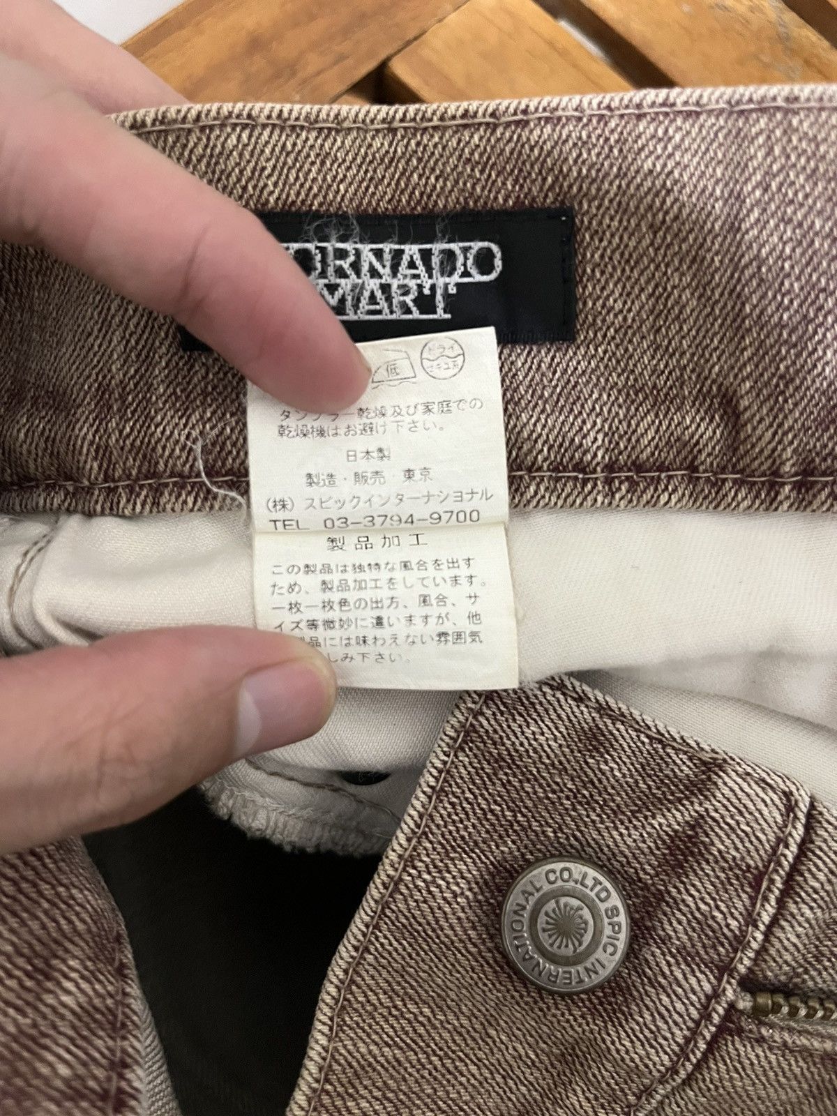 Tornado Mart 00s Tornado Mart Avant-Garde Flared Jeans Size US 32 / EU 48 - 6 Thumbnail