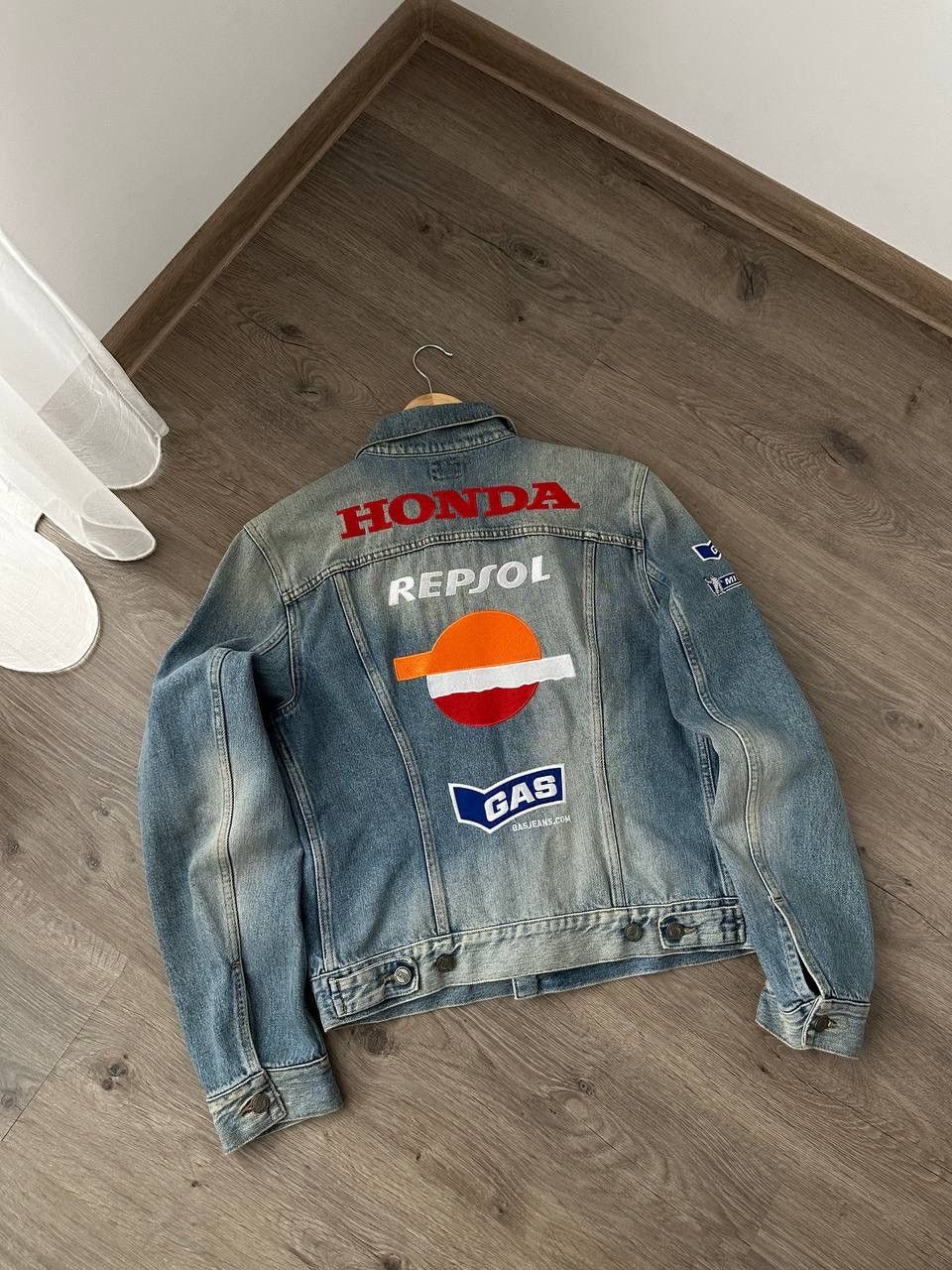 Honda × Vintage Vintage Honda Repsol GAS Racing Denim Jacket Size US M / EU 48-50 / 2 - 7 Thumbnail