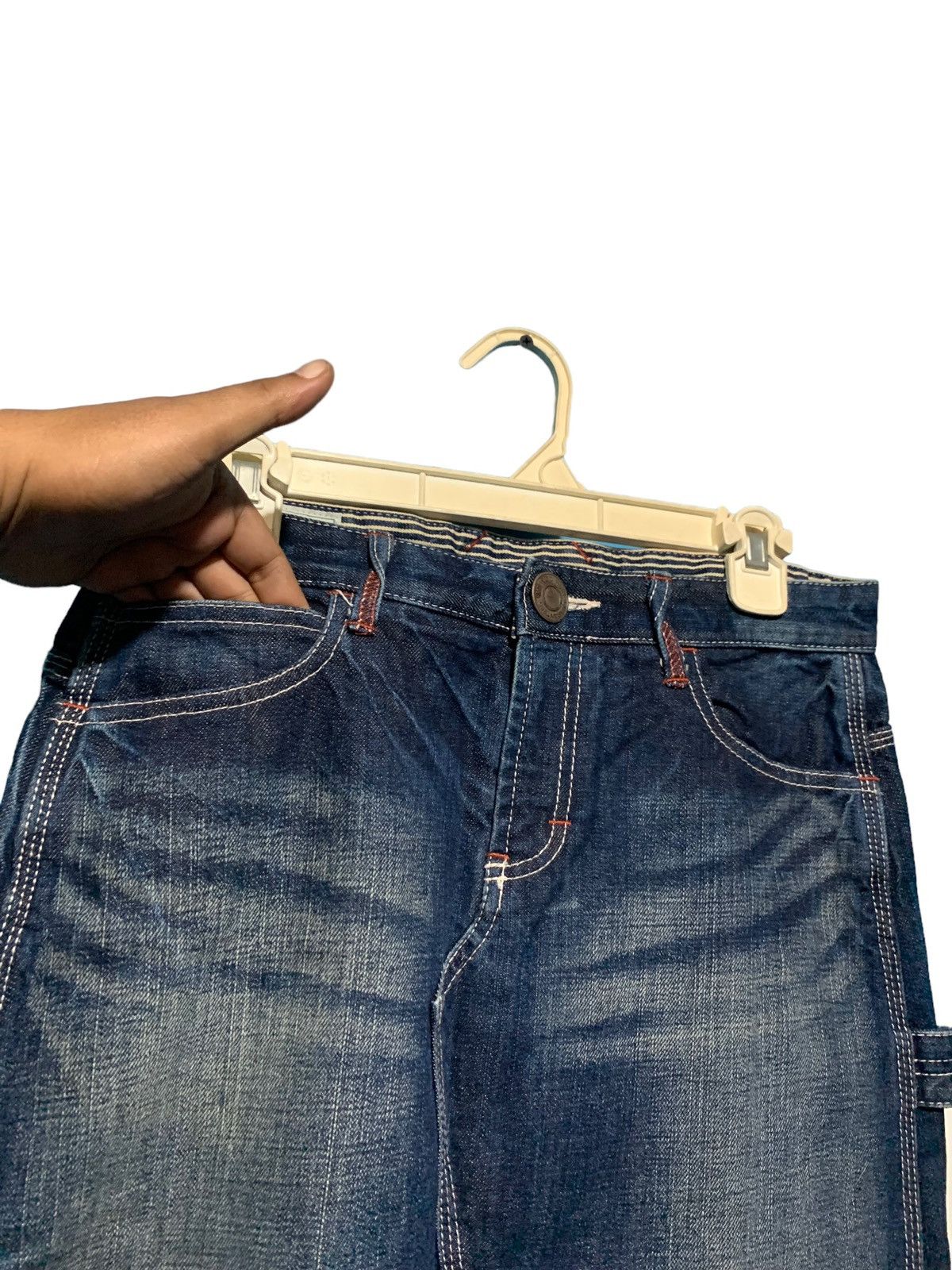 Japanese Brand Betty Smith japan carpenter buckle back denim skirt Size 30" / US 8 / IT 44 - 5 Thumbnail