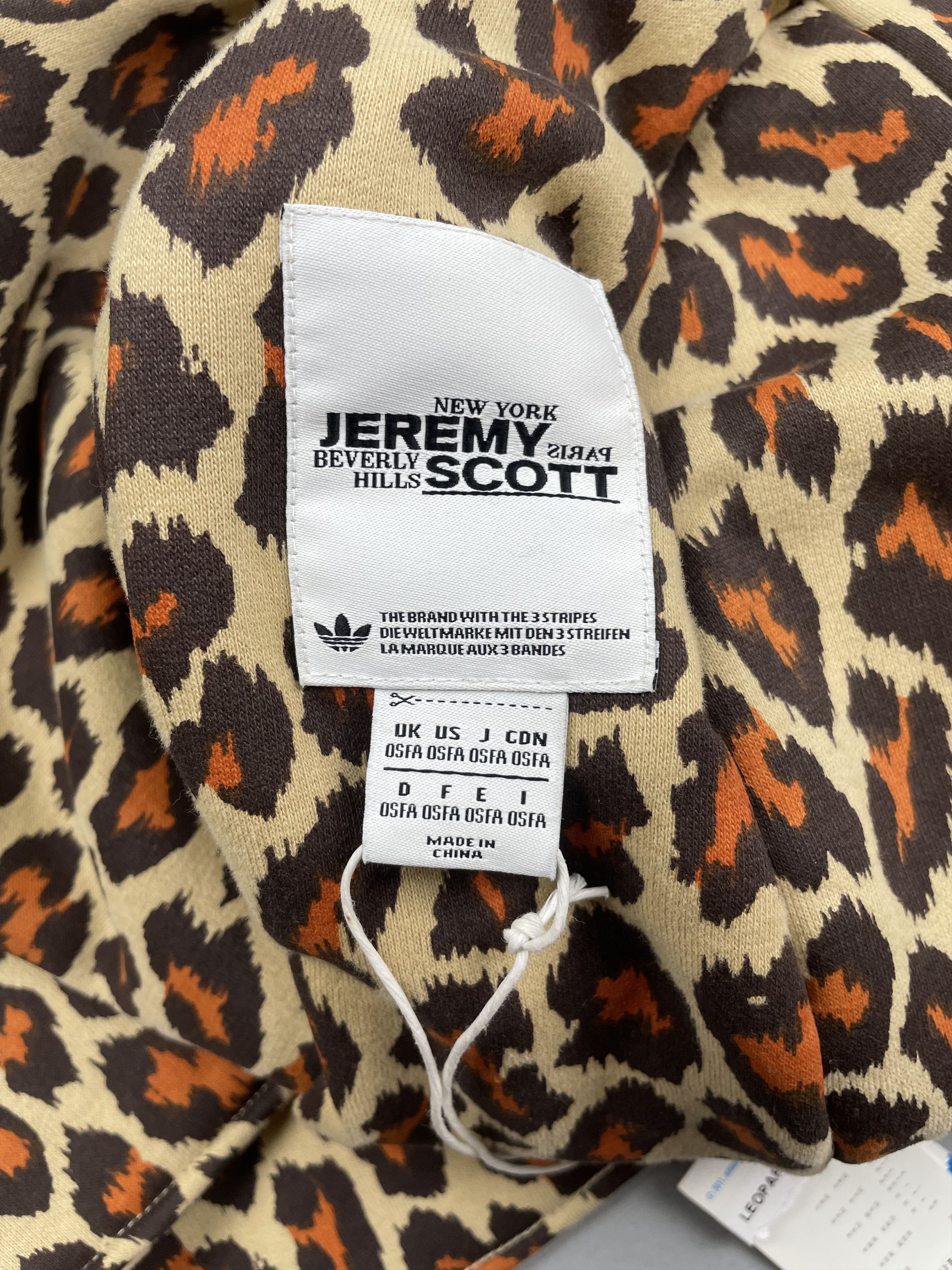 Adidas × Jeremy Scott adidas Originals by Jeremy Scott S/S 2013 Leopard Hood Size ONE SIZE - 4 Thumbnail