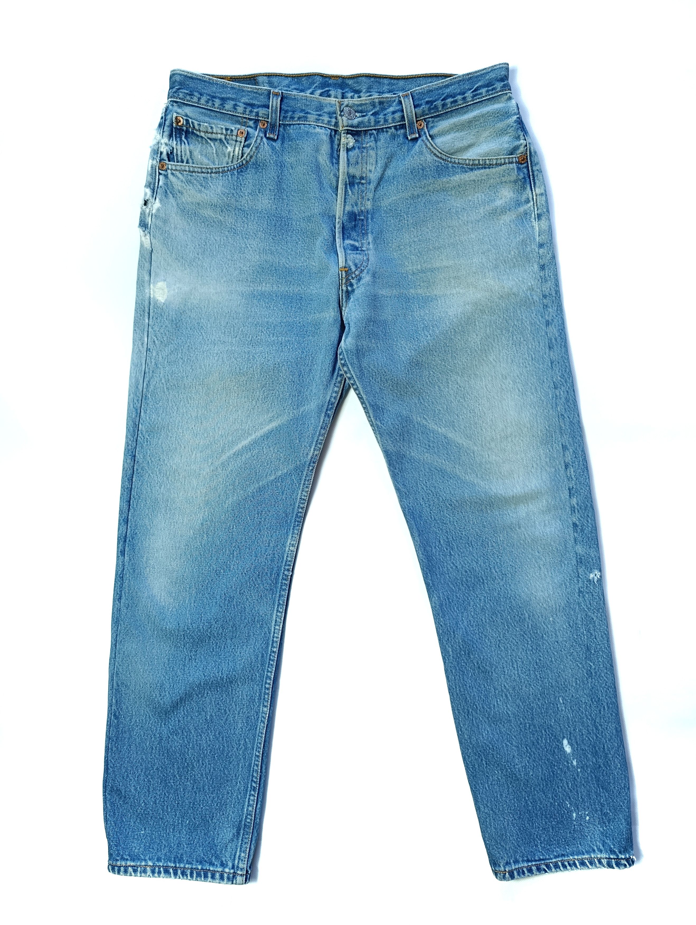 Levi's Vintage Clothing Vintage Levis 501xx Mexico Distressed Denim Pants Size US 32 / EU 48 - 1 Thumbnail