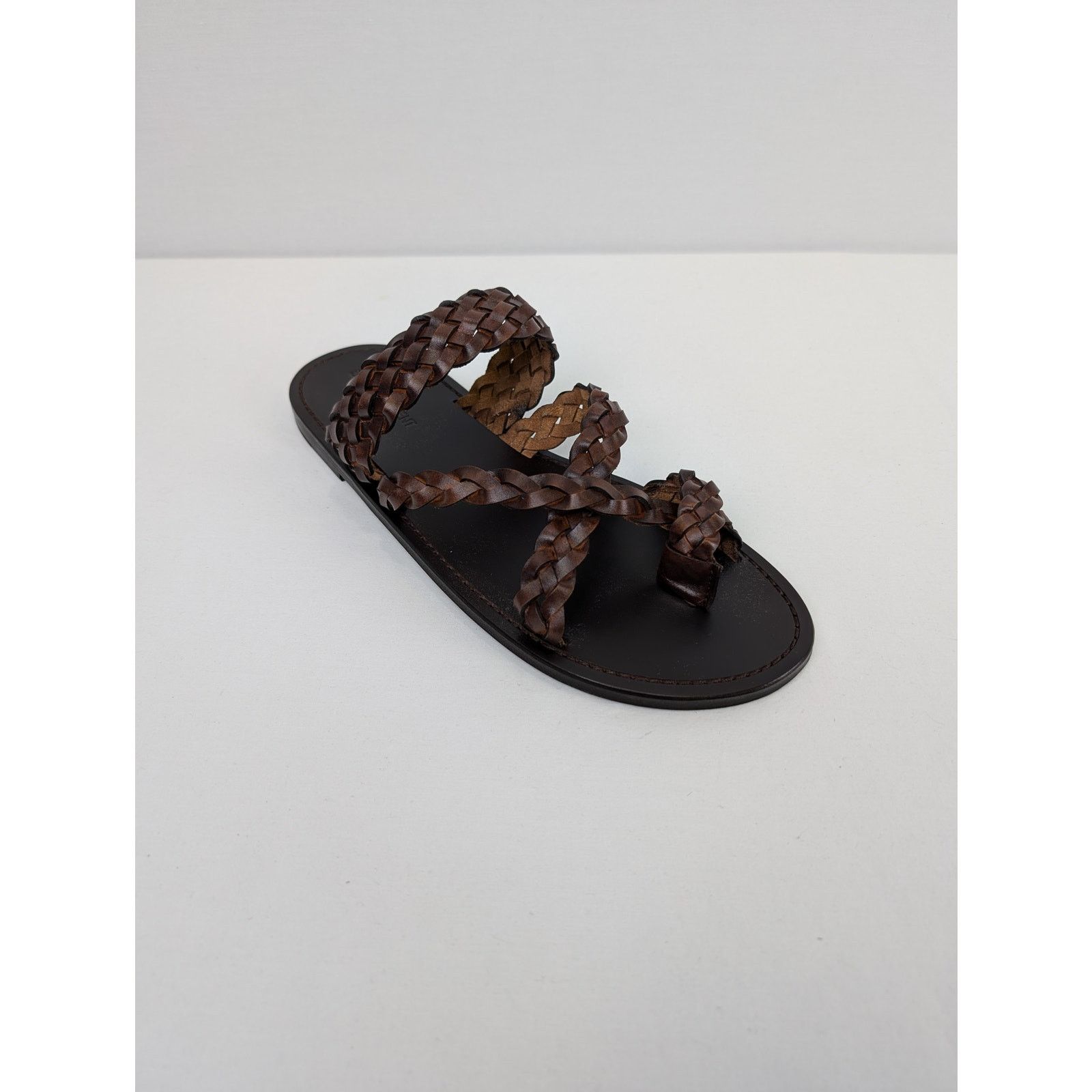 Saint Laurent Paris o1rshd1 Neil 05 Sandal Slipper slide in Dark Brown Size US 11 / EU 44 - 3 Thumbnail