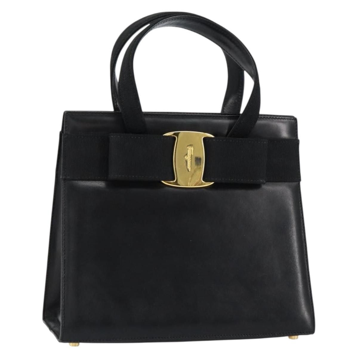 Salvatore Ferragamo Convertible Vara Bow Tote Leather