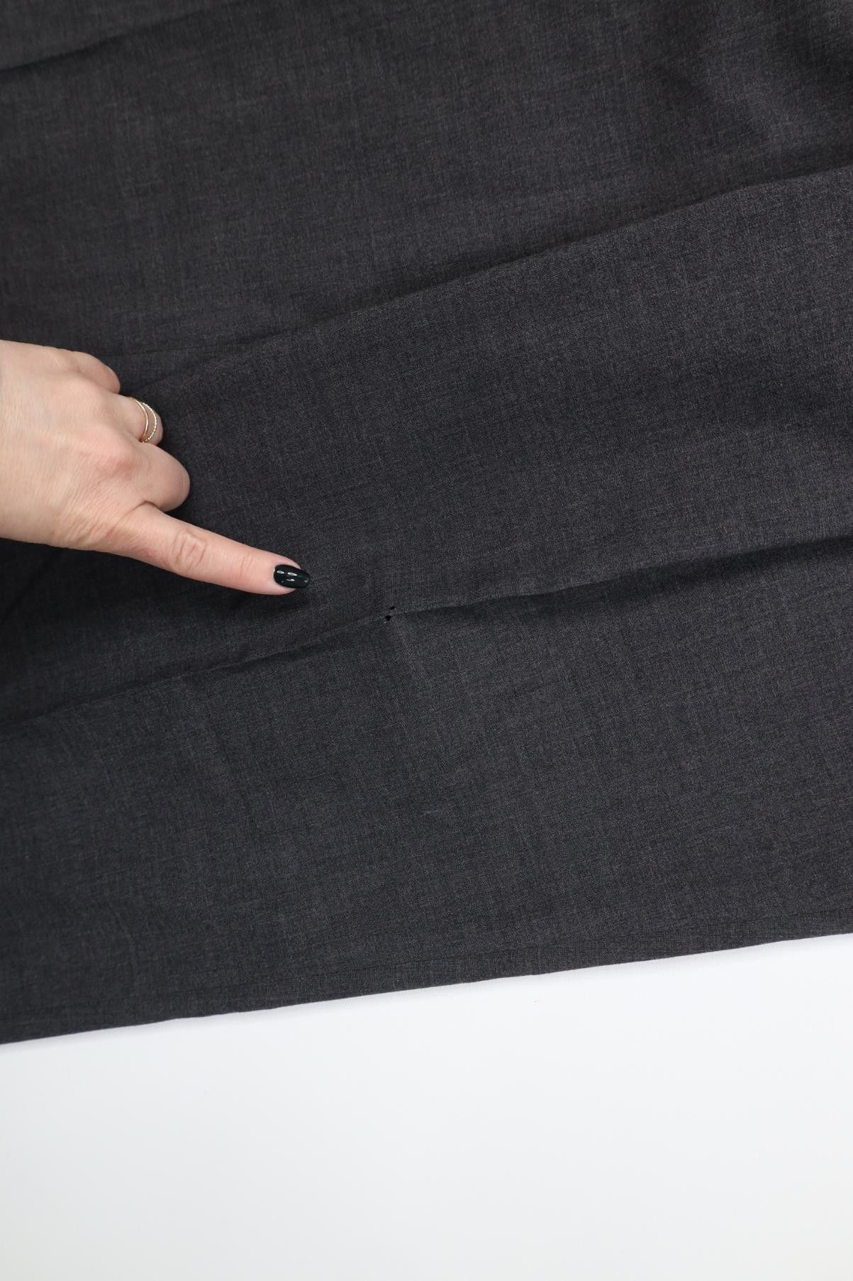 Vintage Vintage 90s Streetwear Wool Knit Wide Leg Chino Pants Gray Size US 38 / EU 54 - 7 Thumbnail