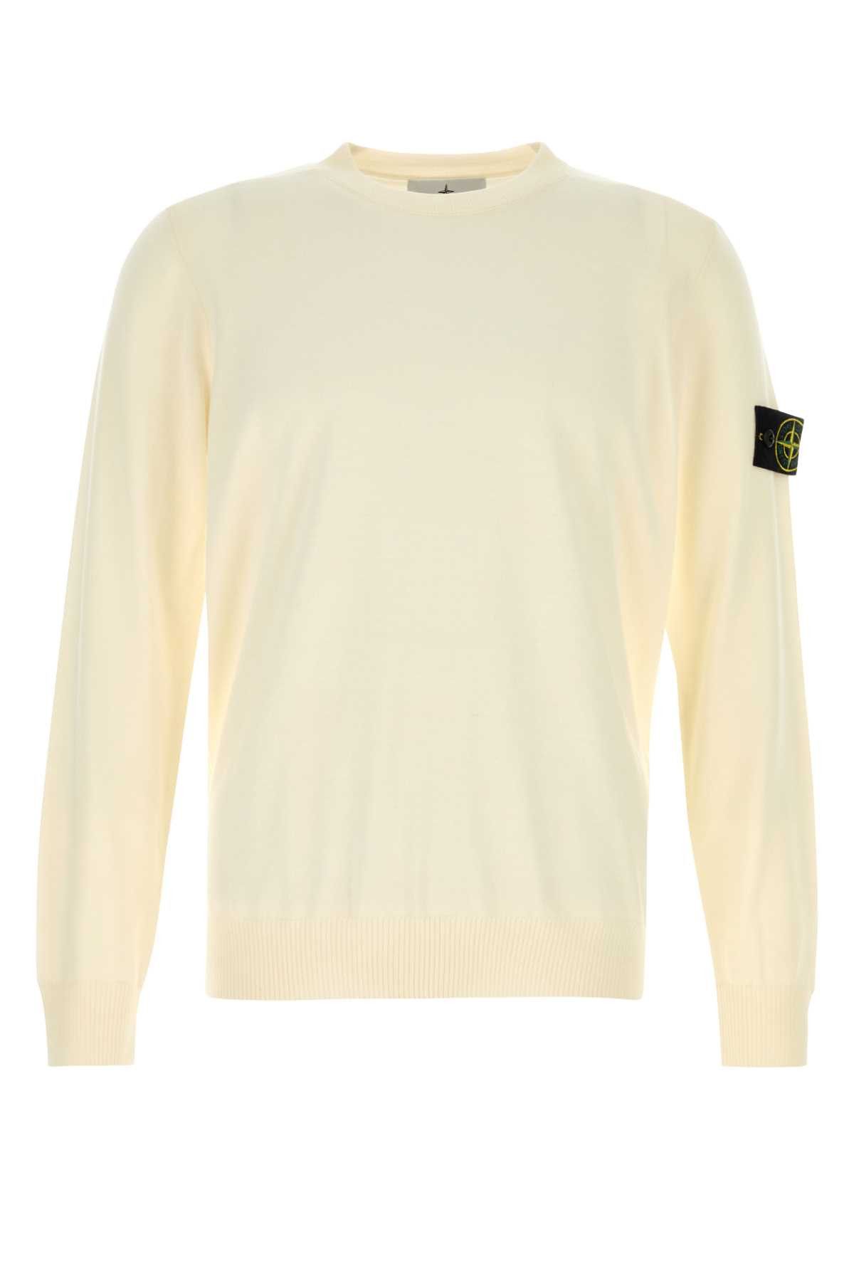 Stone Island Ivory Wool Sweater Size US XL / EU 56 / 4 - 1 Thumbnail