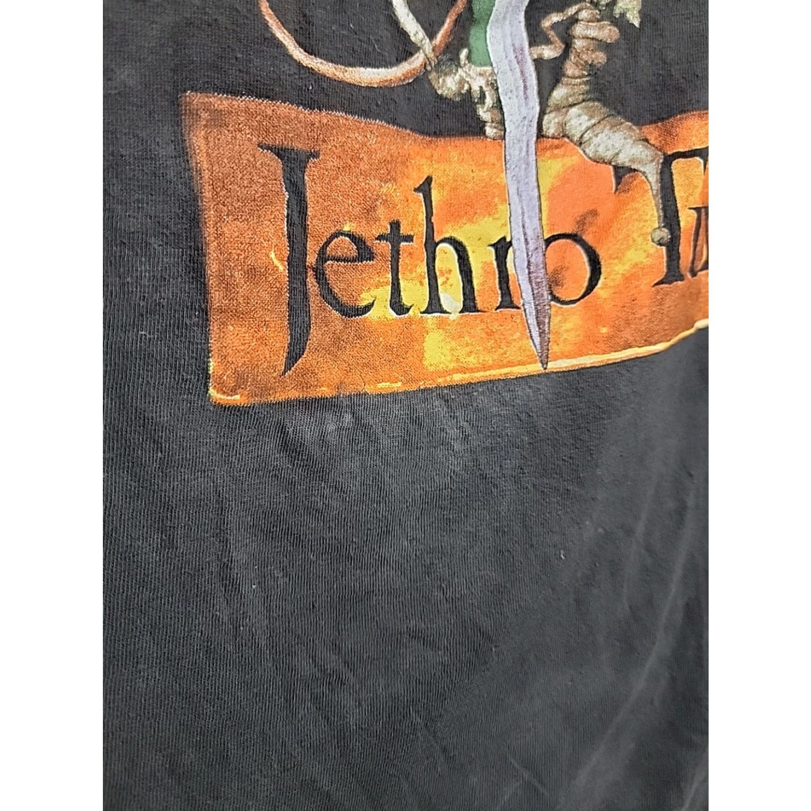 Vintage VINTAGE Jethro Tull North American Tour 91 T Shirt CCI Mens Black XL Graphic Print Rock Band Short Sleeve Crew Neck 24x26.5 Girls? Size US XL / EU 56 / 4 - 2 Thumbnail