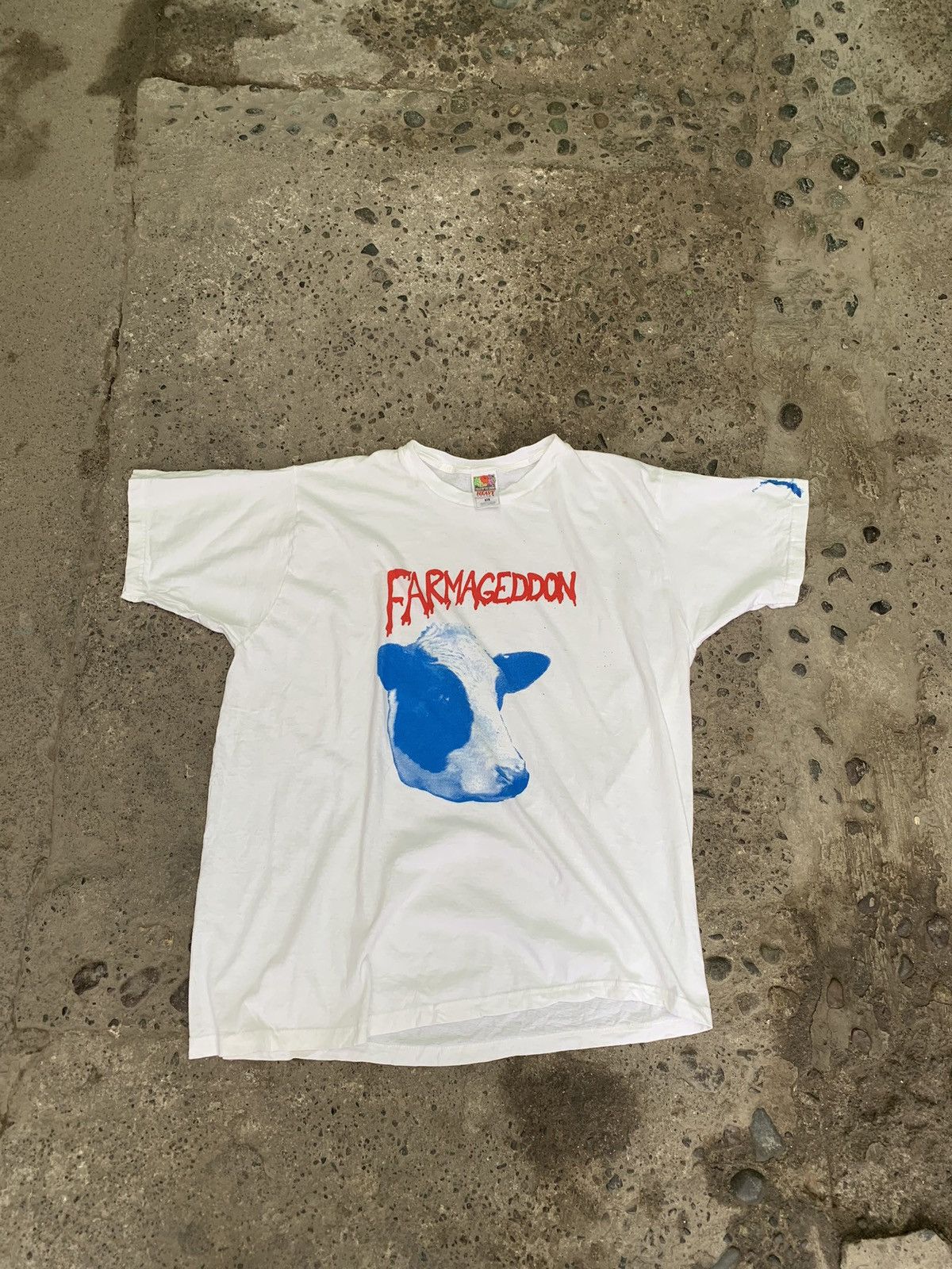 Band Tees Vintage Farmageddon records T shirt Size US XL / EU 56 / 4 - 1 Thumbnail