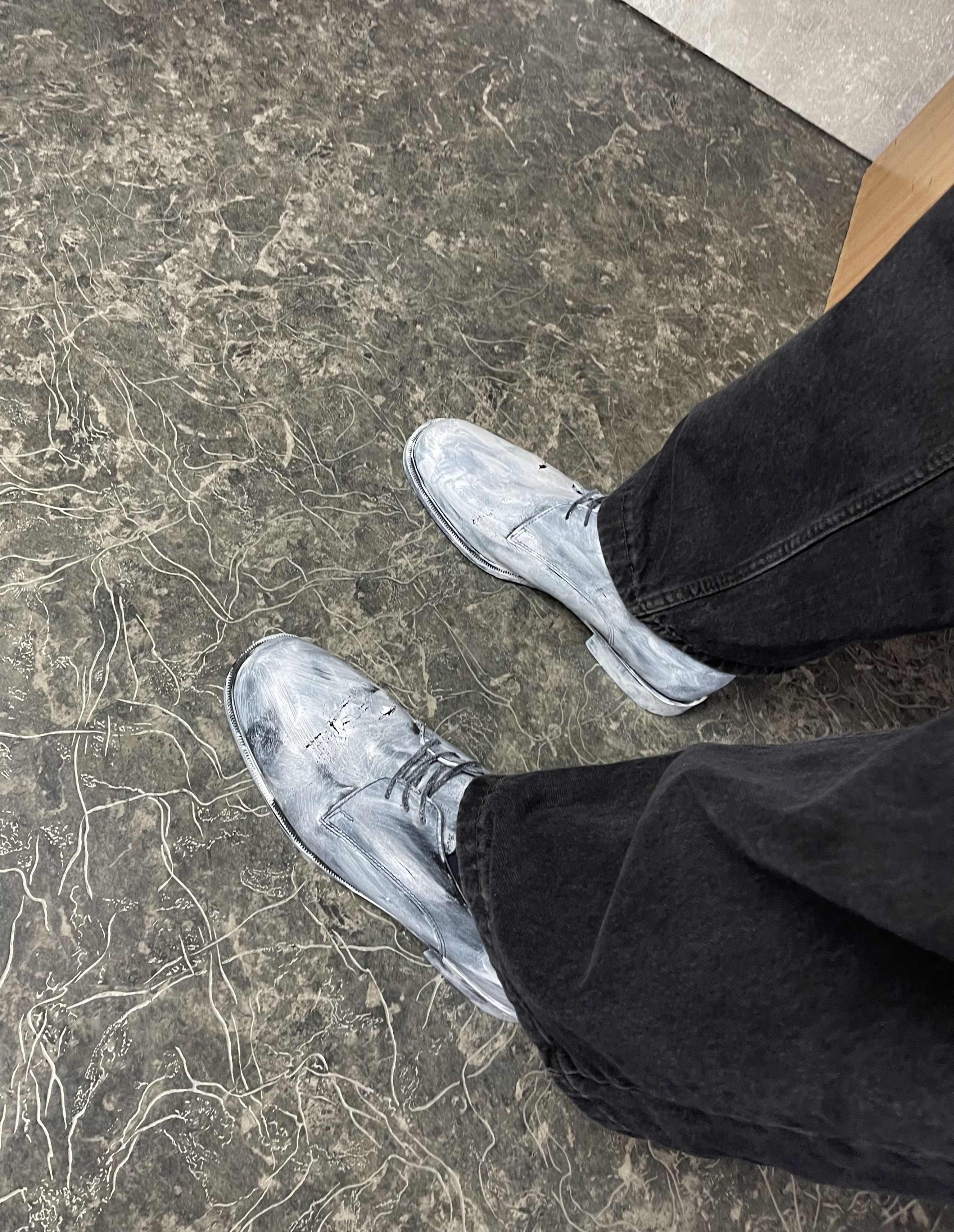 Other Avant garde painted maison margiela style leather boots Size US 9 / EU 42 - 7 Thumbnail