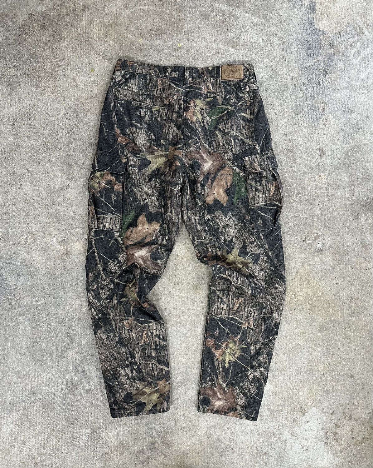 Cabelas × Vintage Crazy Y2K 00s Cabela’s Mossy Oak Camouflage Quilted Pants Size US 36 / EU 52 - 2 Thumbnail