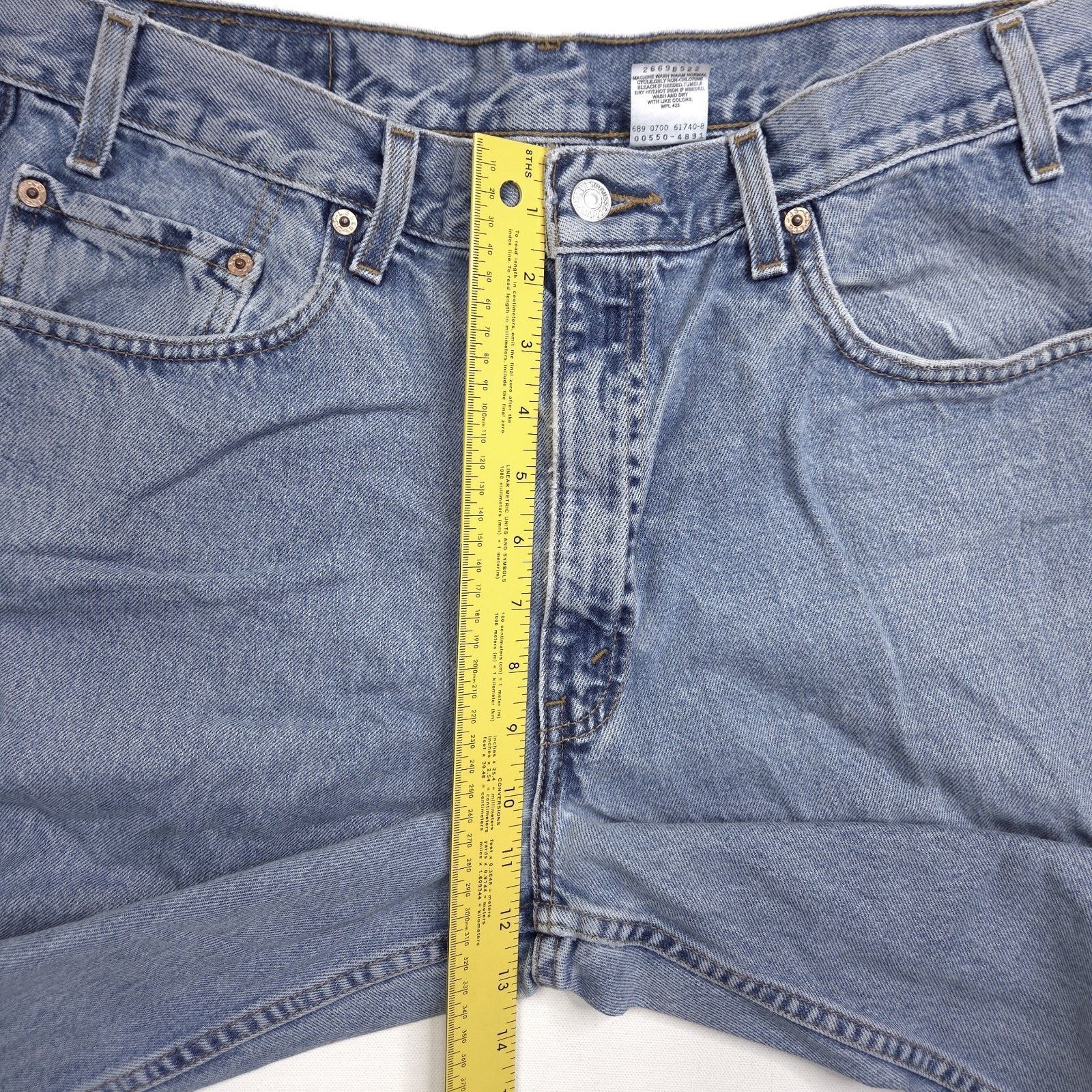 Levi's Vintage Levis 550 Relaxed Fit Jeans Mens 36x30 Blue Baggy Size US 36 / EU 52 - 6 Thumbnail