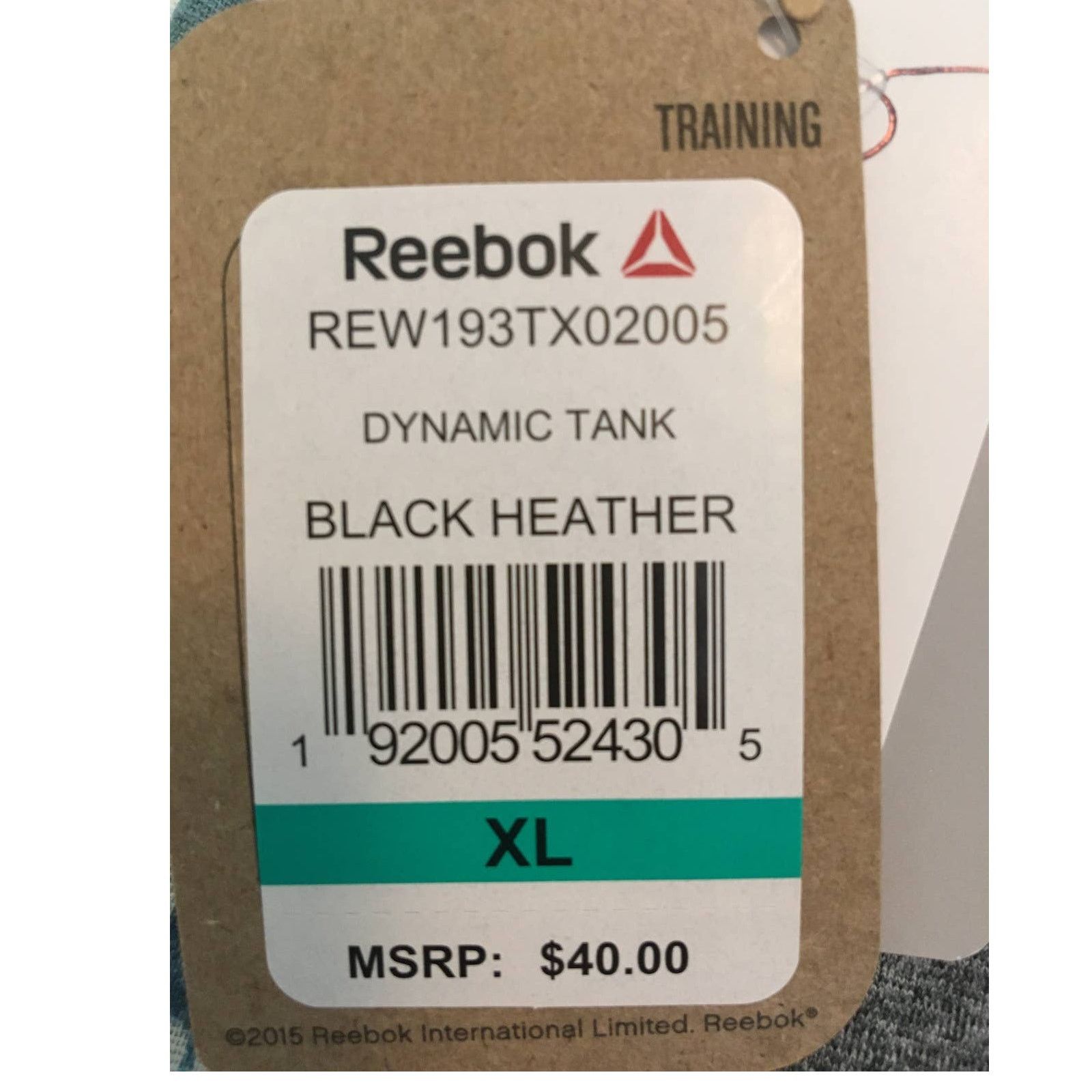 Reebok NWT Reebok XL Training Dynamic Top Moisture Management Slim Size XL / US 12-14 / IT 48-50 - 3 Thumbnail