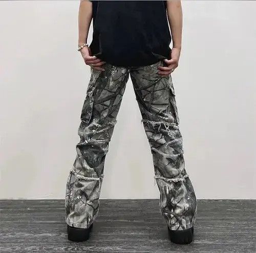 Japanese Brand Camouflage Y2K Fashion Baggy Jeans Cargo Pants Size US 30 / EU 46 - 2 Thumbnail
