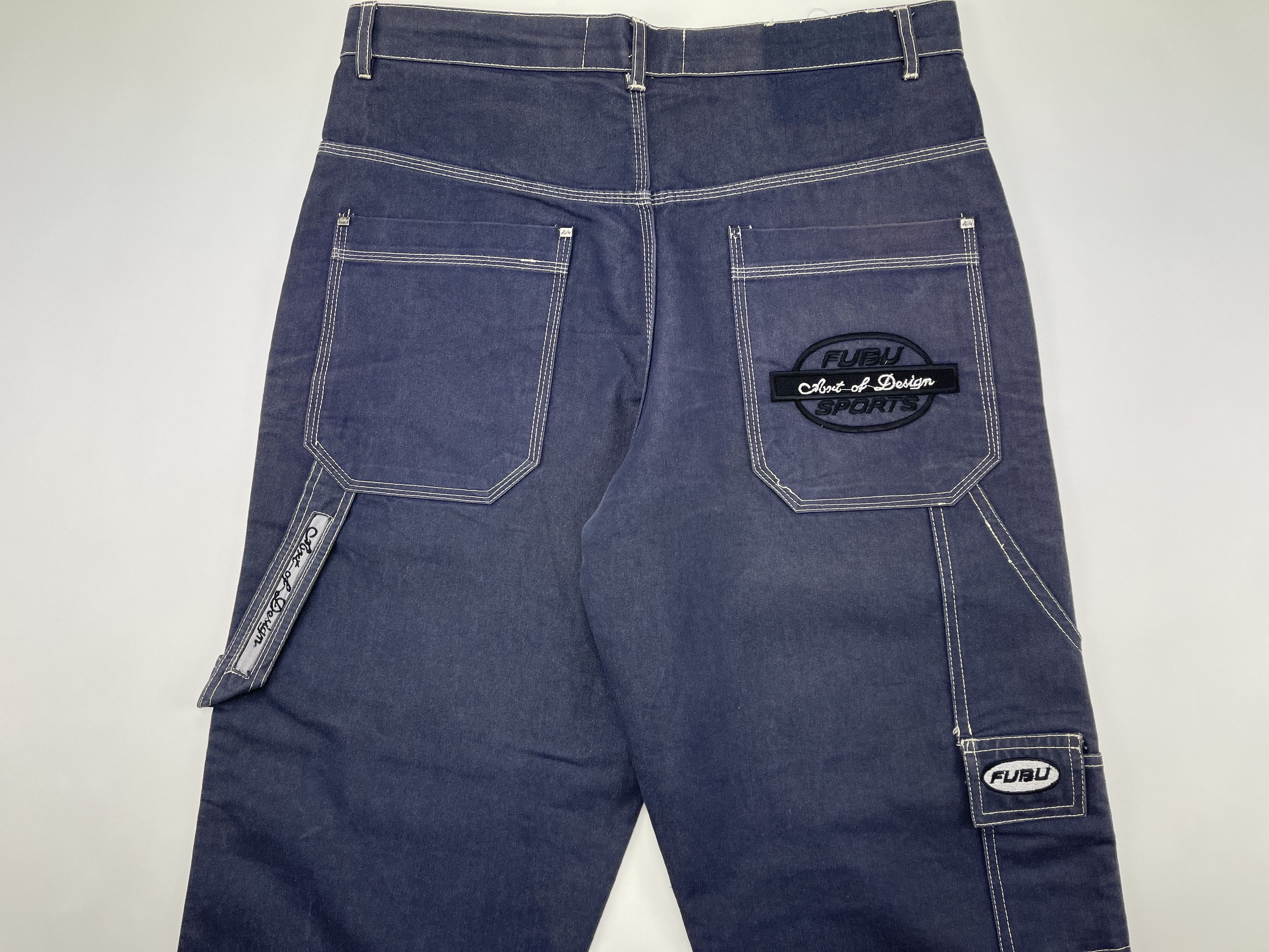 Fubu FUBU jeans, vintage baggy jeans, 90s hip hop skater Y2K 34 Size US 34 / EU 50 - 3 Thumbnail