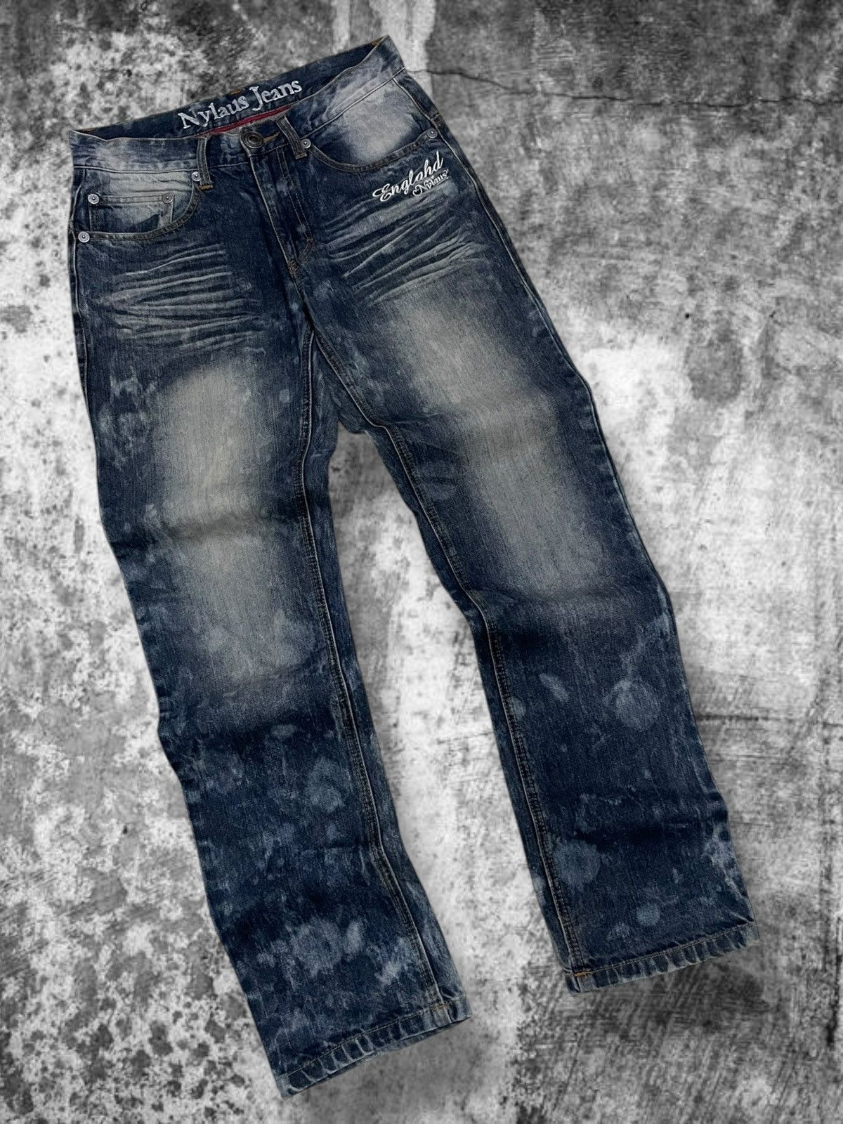 Hysteric Glamour Vintage 90’s Japan Designer Iconic Nylaus ‘UNDERGROUND’ Jean Size US 29 - 8 Thumbnail