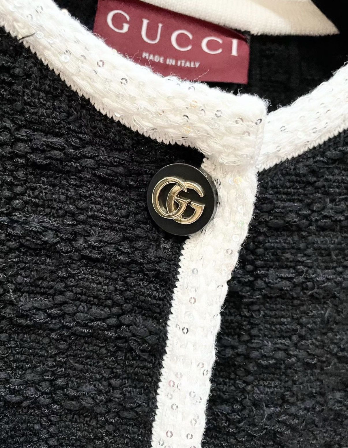 Gucci Gucci Block Knit Cardigan Loose fit J33 Size XXS / US 00 / IT 34 - 2 Thumbnail
