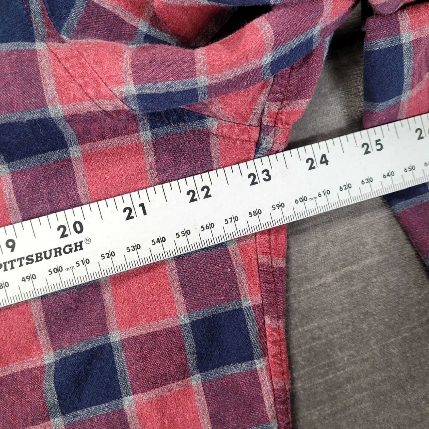 J.Crew J.CREW Button-Up Shirt Plaid Cotton LT Large Tall Classic Fit Long Sleeve Red Blue Multicolor Men’s Size US L / EU 52-54 / 3 - 6 Thumbnail