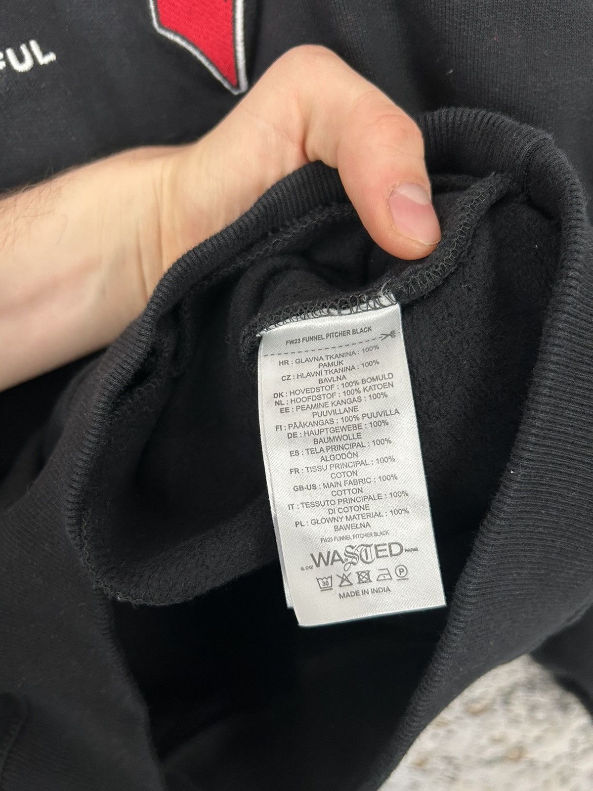 Other Wasted Paris Skateboards Half Zip Sweatshirt Rare Size US M / EU 48-50 / 2 - 7 Thumbnail