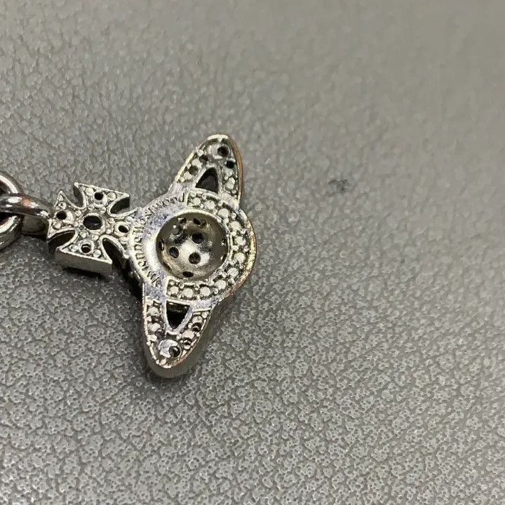 Vivienne Westwood Vivienne Westwood Lucrece Crystal Safety Pin Necklace Size ONE SIZE - 1 Thumbnail