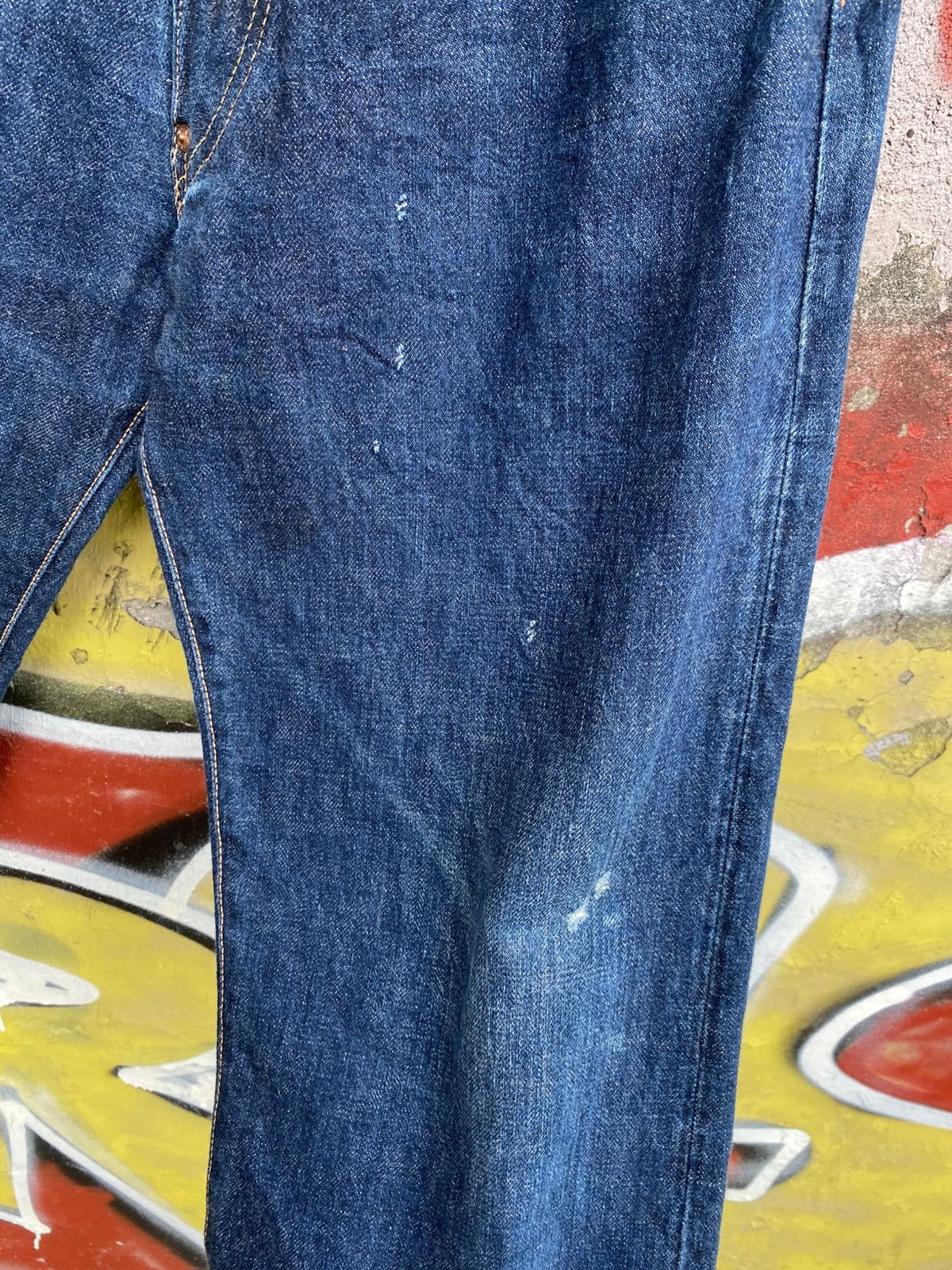 Evisu Very rare Vintage short jeans evisu selvedge black & yellow Size US 29 - 7 Thumbnail