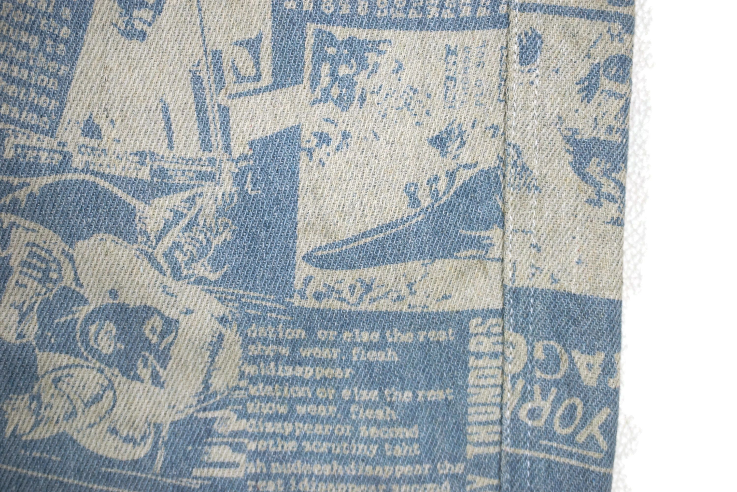 Japanese Brand Cheer XXX Jeans fit W33xL27.5 Full Print New York Dolls Size 30" / US 8 / IT 44 - 7 Thumbnail